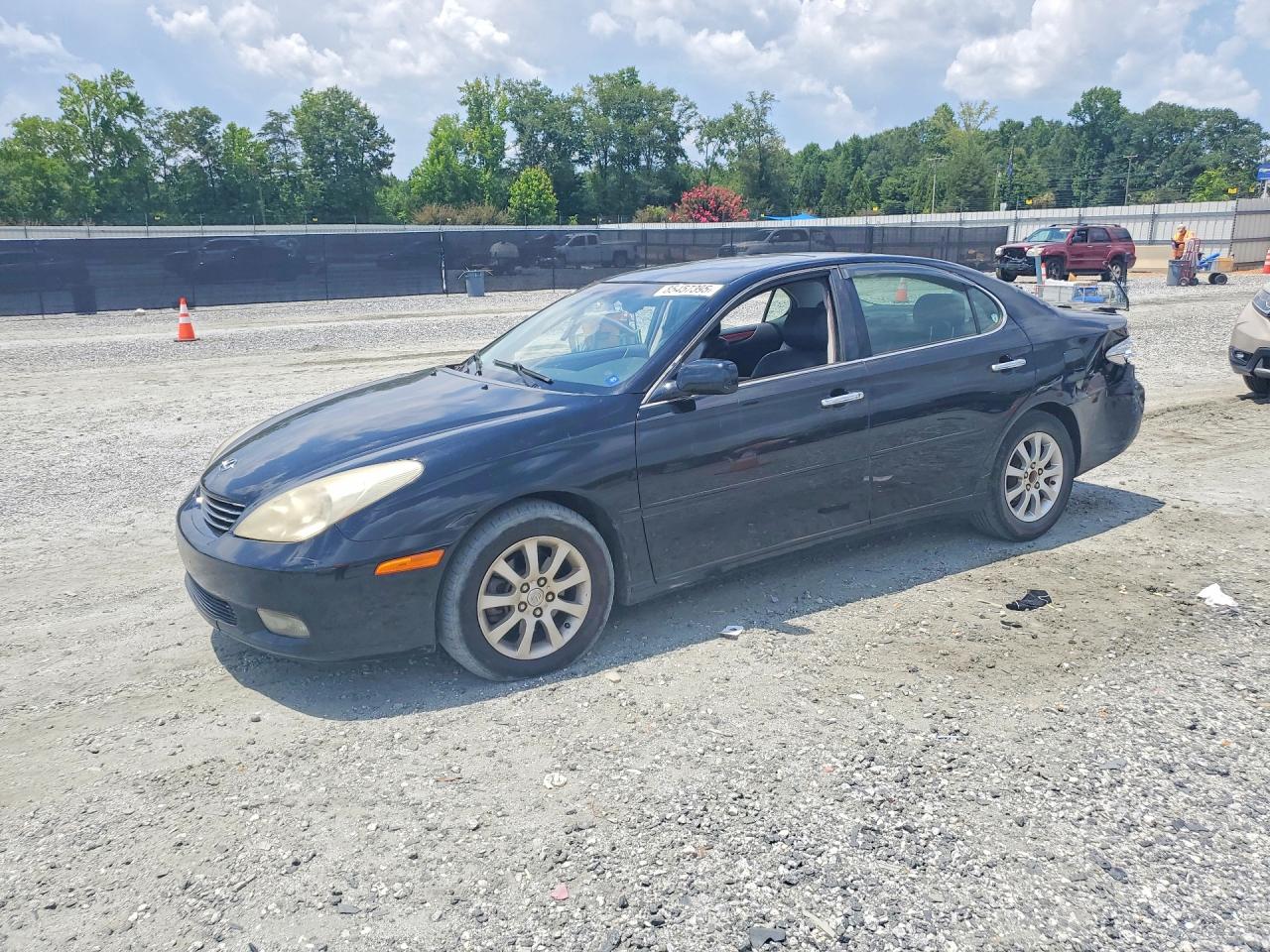 2004 Lexus Es 330 Black vin: JTHBA30G740016379