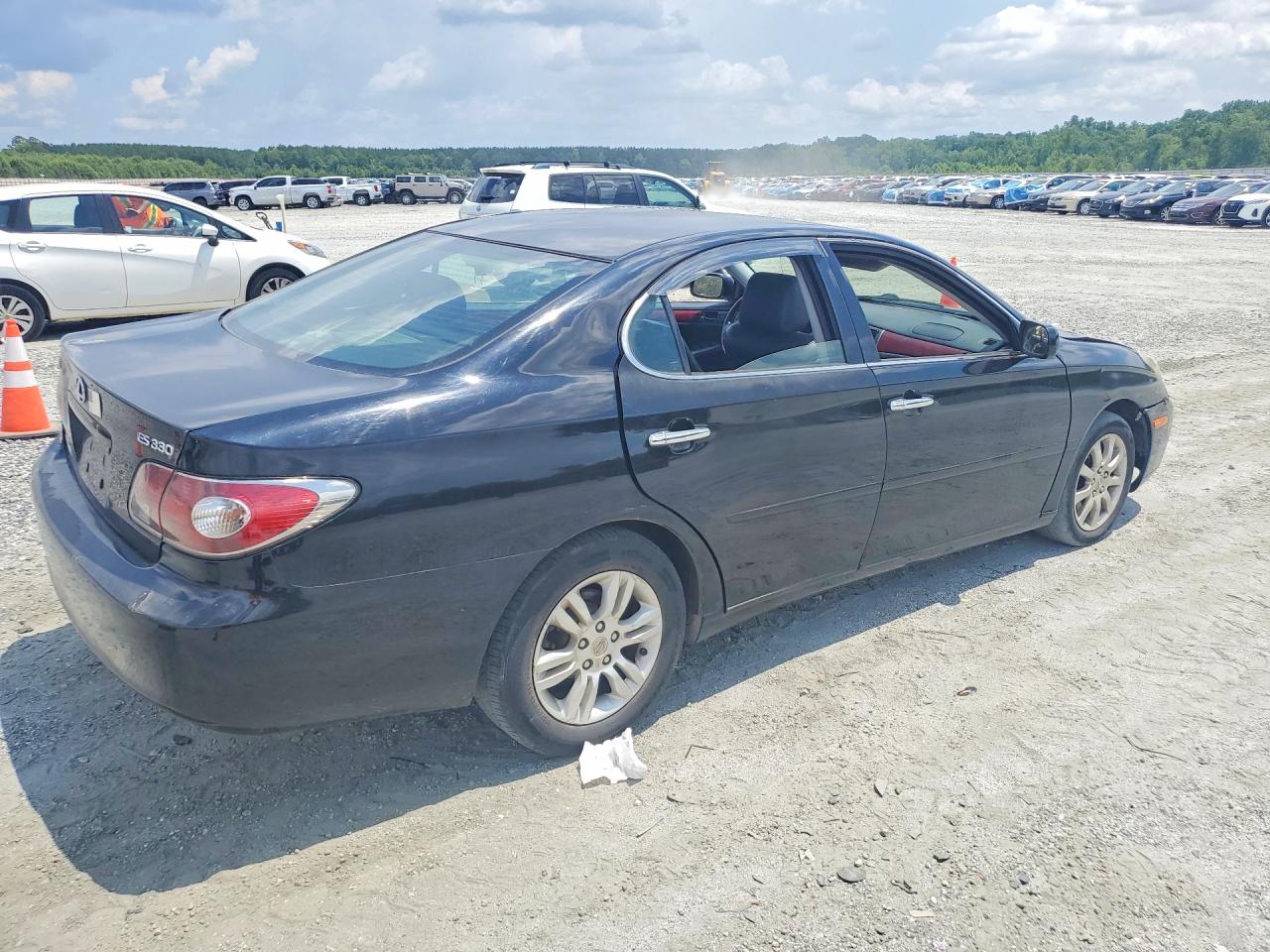 2004 Lexus Es 330 Black vin: JTHBA30G740016379