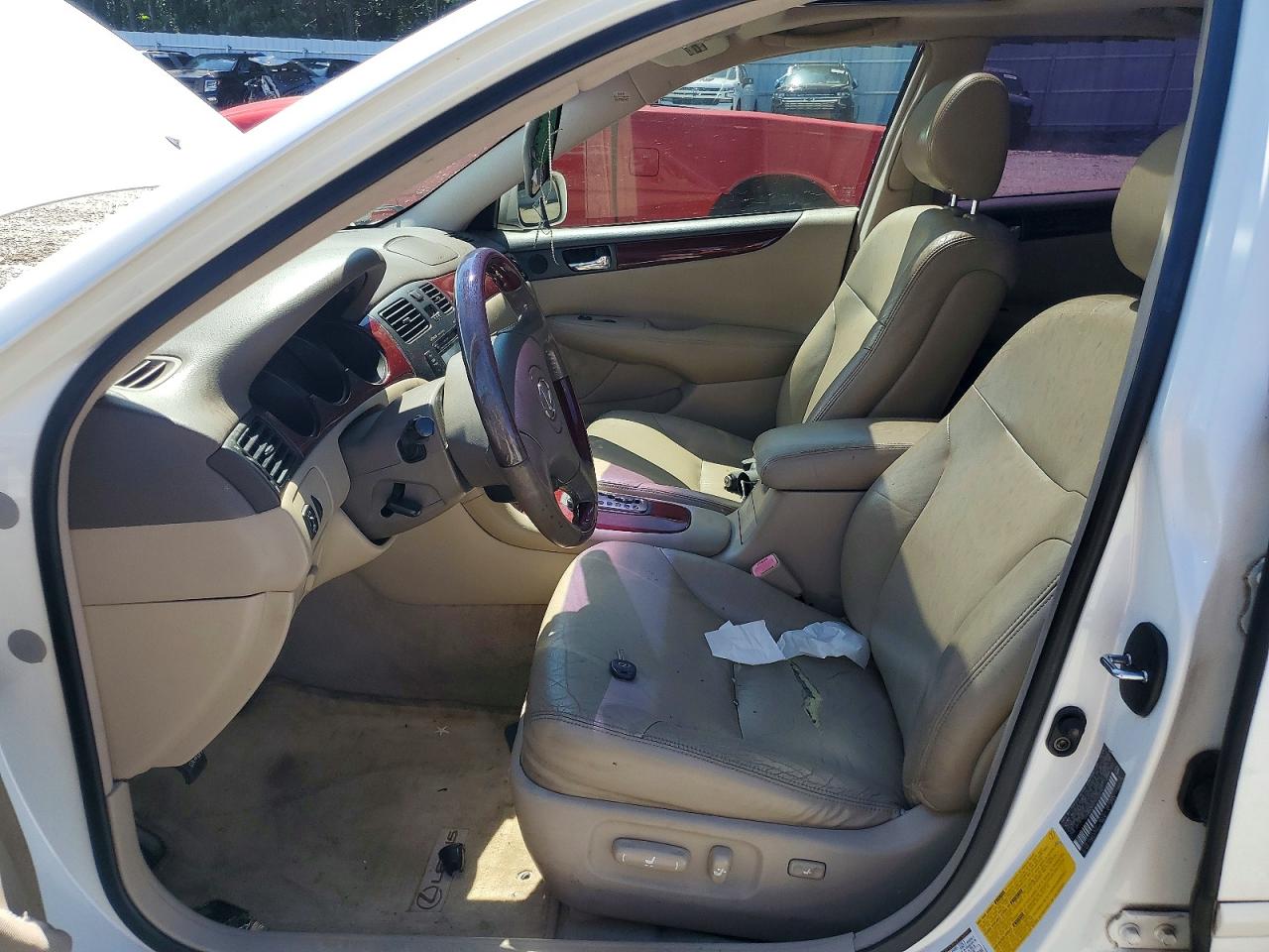 2004 Lexus Es 330 White vin: JTHBA30G740022621