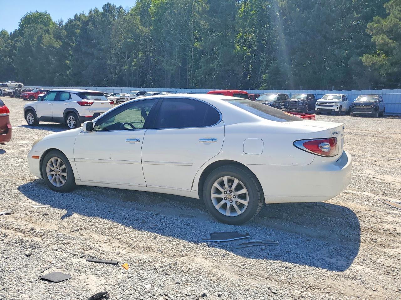 2004 Lexus Es 330 White vin: JTHBA30G740022621