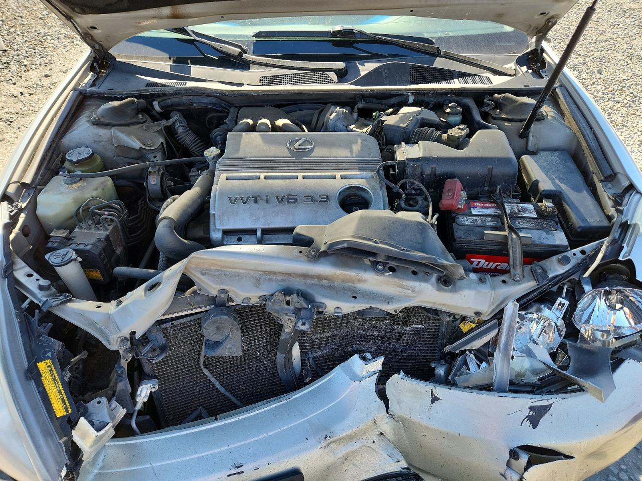 2004 Lexus Es 330 Silver vin: JTHBA30G745009385