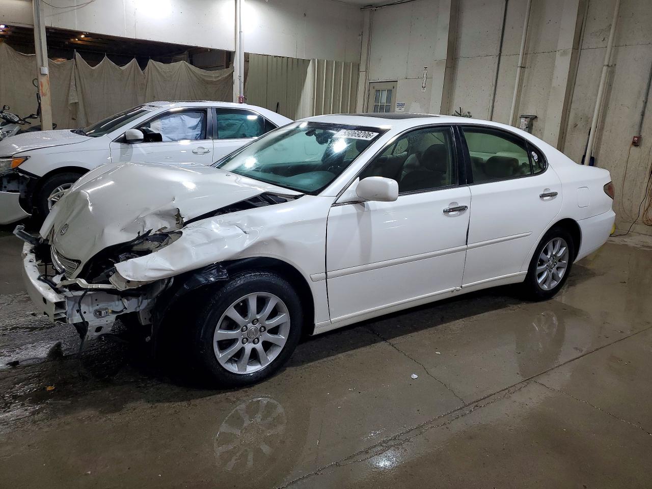 2004 Lexus Es 330 White vin: JTHBA30G745032262