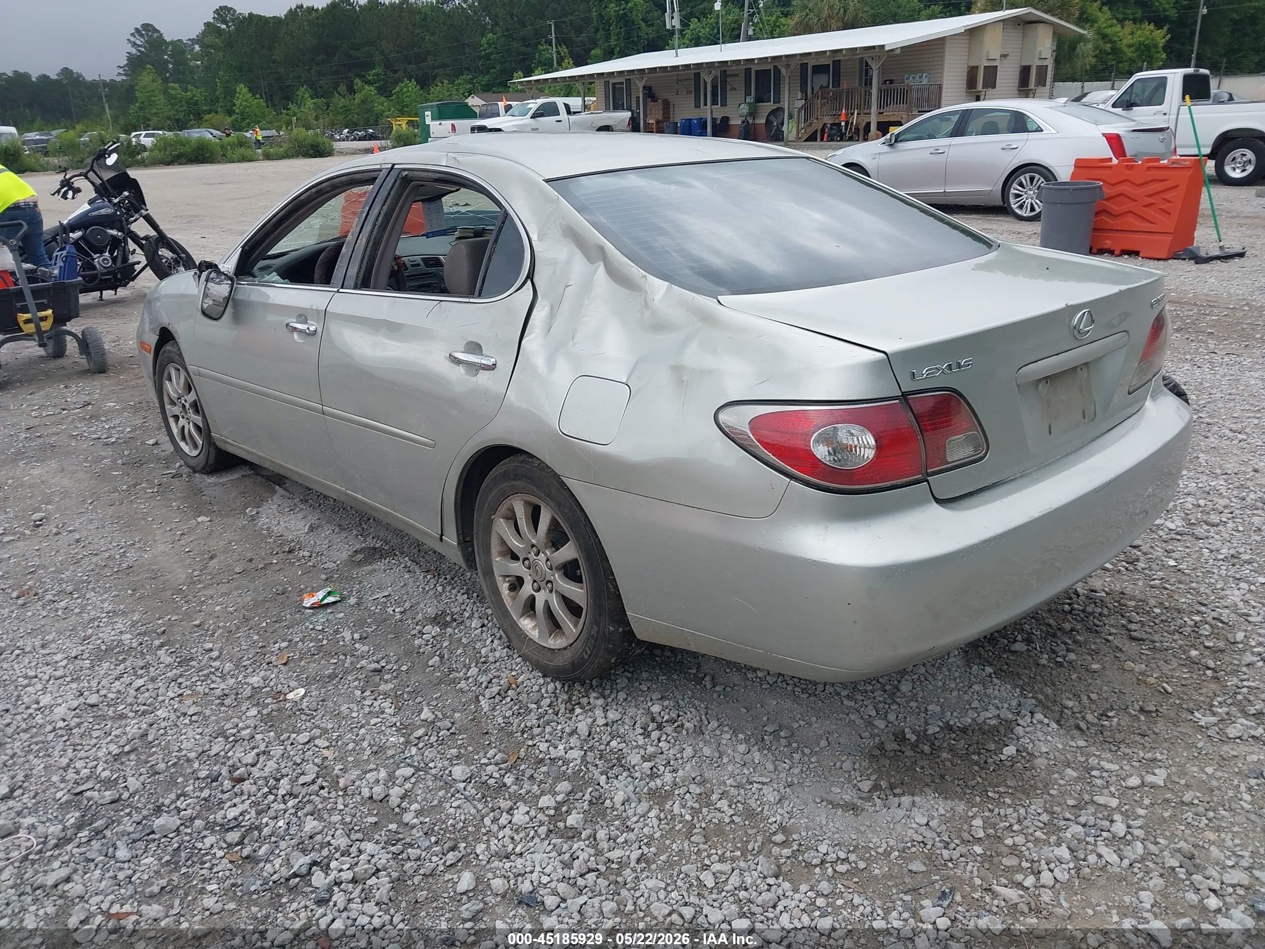 2004 Lexus Es 330   Silver vin: JTHBA30G745032679