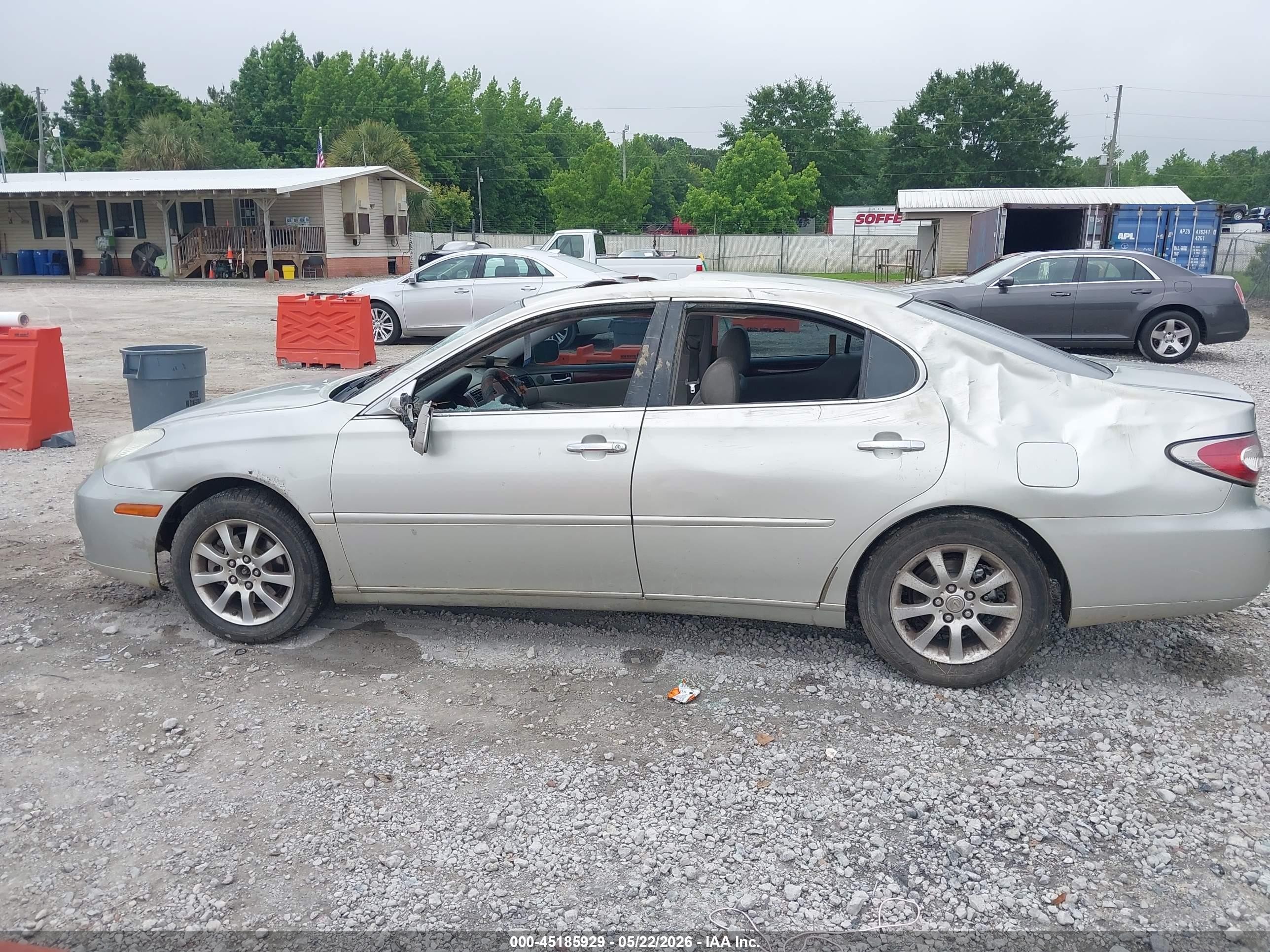 2004 Lexus Es 330   Silver vin: JTHBA30G745032679