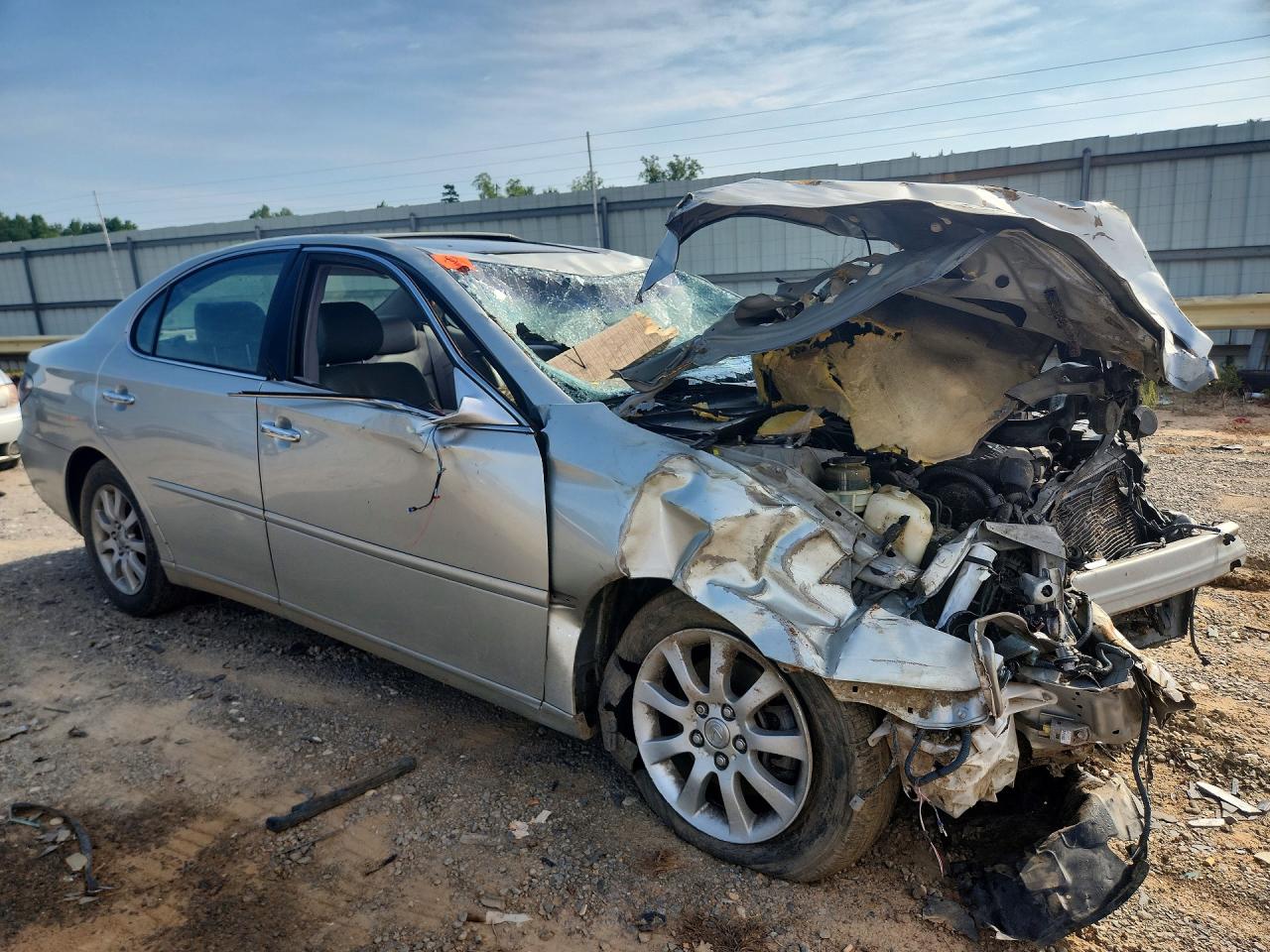 2004 Lexus Es 330 Silver vin: JTHBA30G745036313