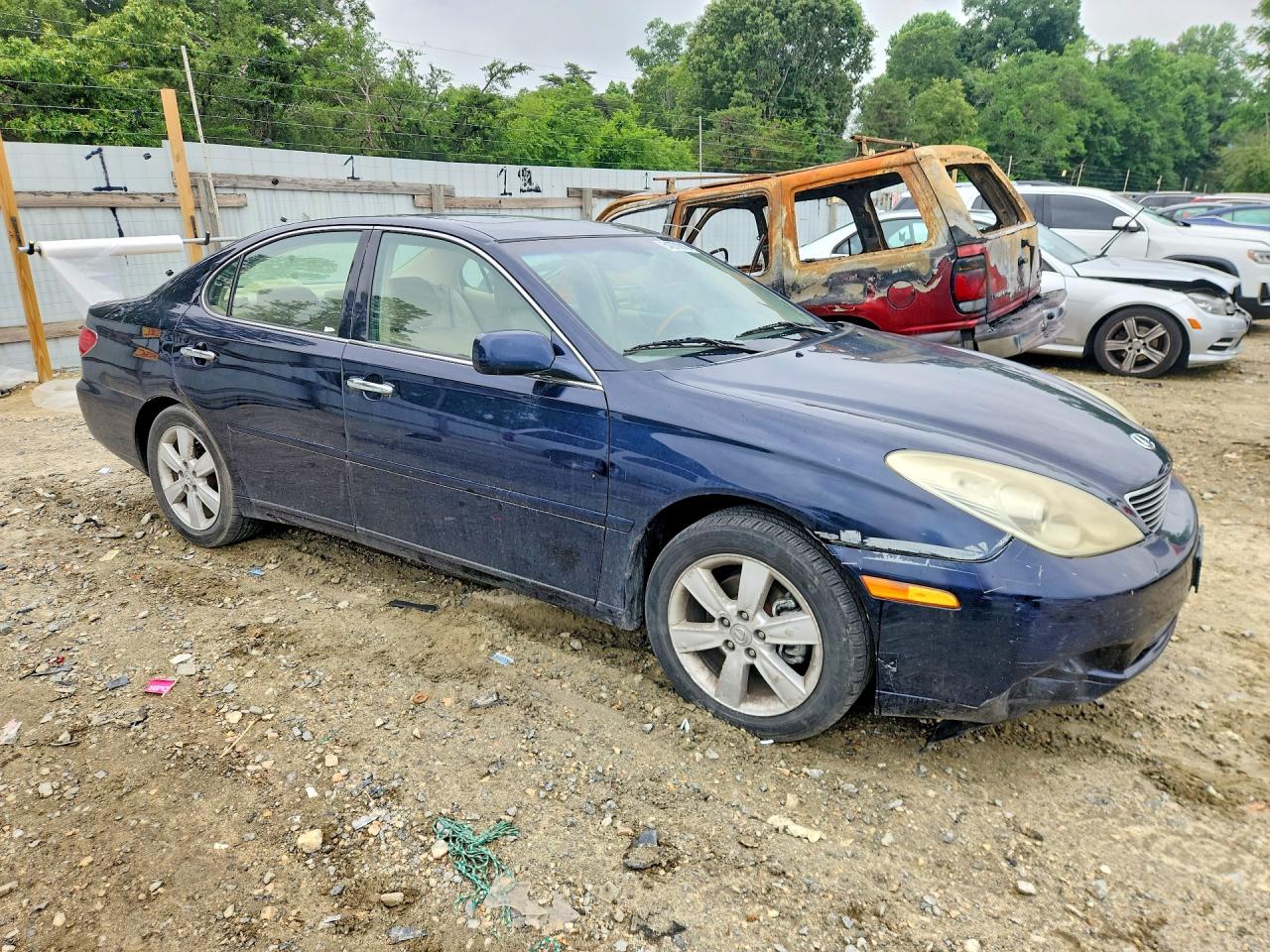 2005 Lexus Es 330 Синий vin: JTHBA30G755056191