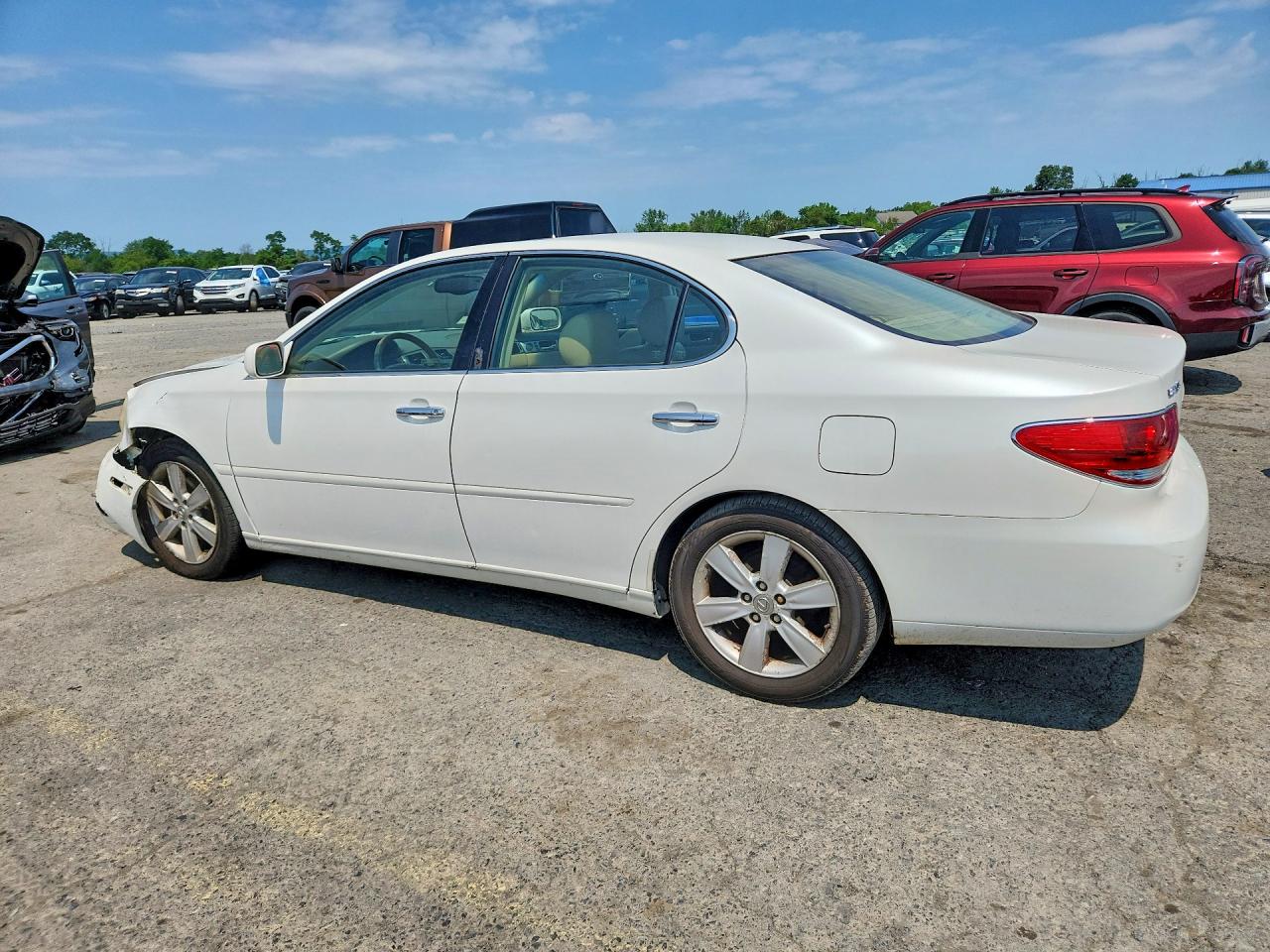 2005 Lexus Es 330 White vin: JTHBA30G755059995