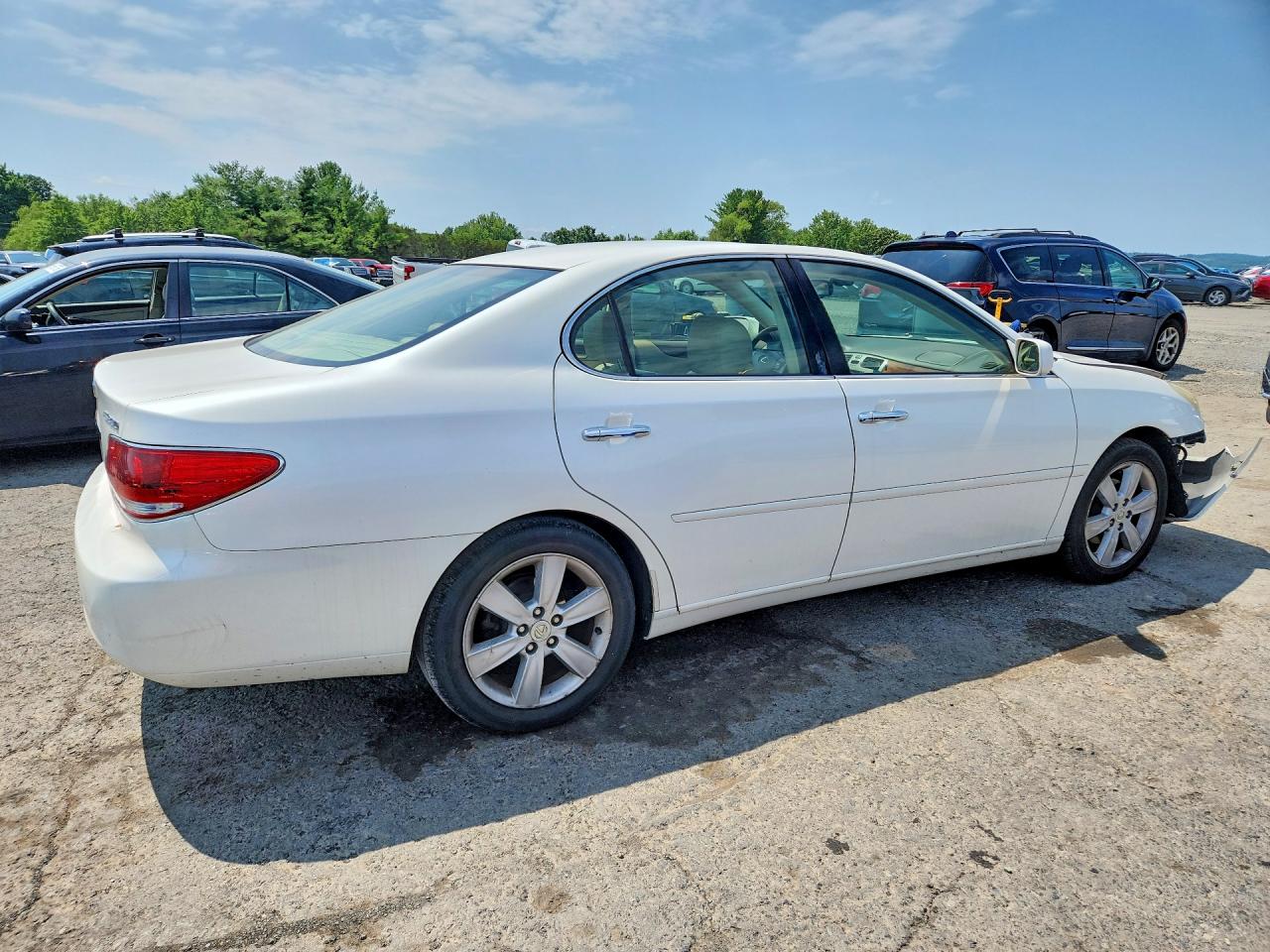 2005 Lexus Es 330 White vin: JTHBA30G755059995