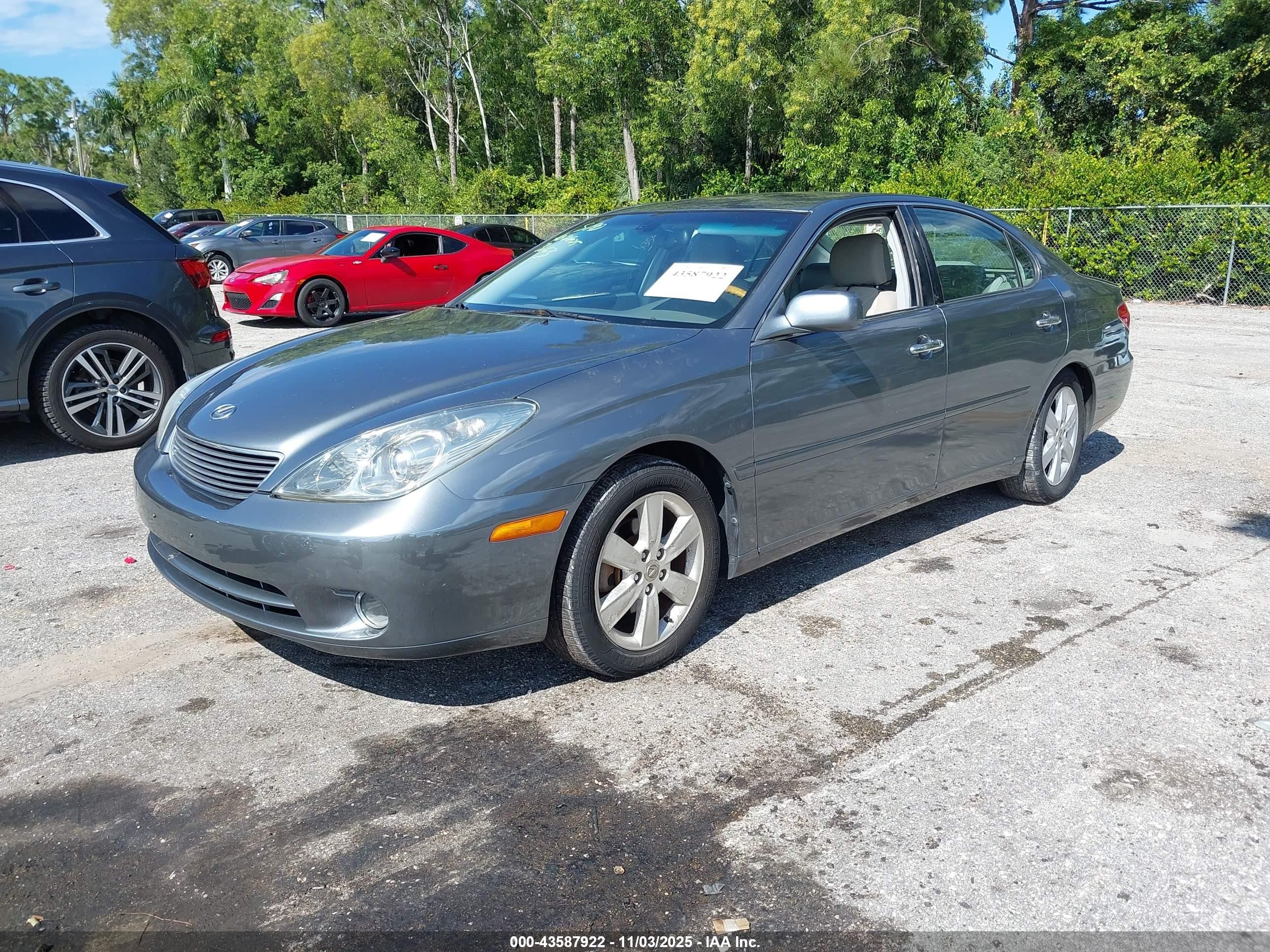2005 Lexus Es 330 Silver vin: JTHBA30G755069555