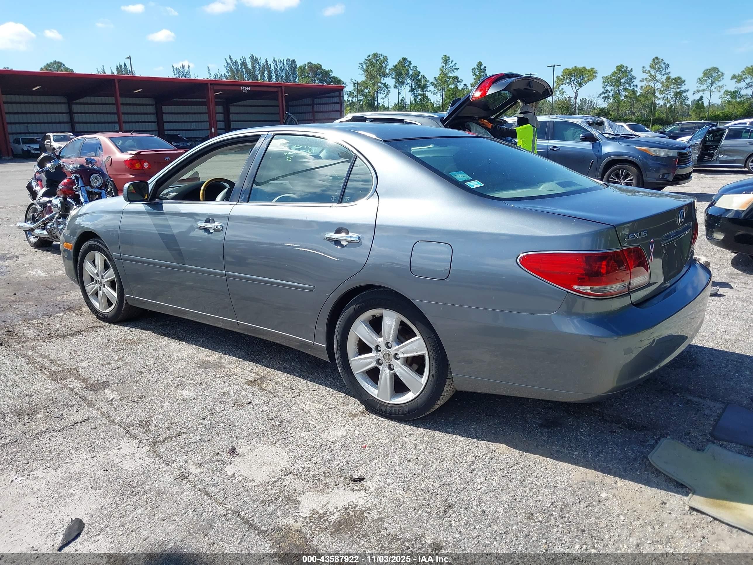 2005 Lexus Es 330 Silver vin: JTHBA30G755069555