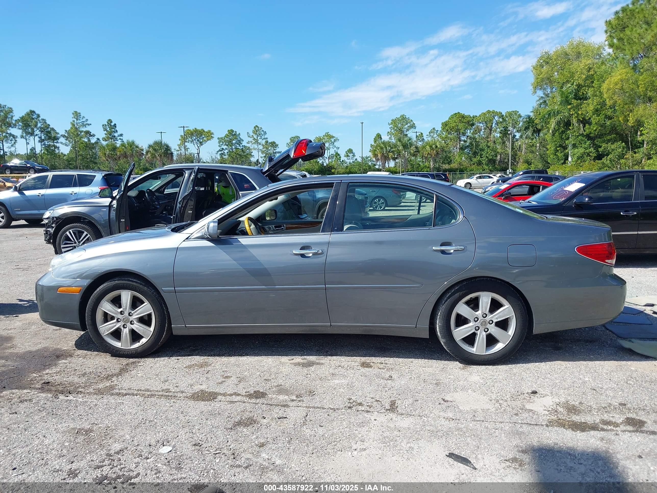 2005 Lexus Es 330 Silver vin: JTHBA30G755069555