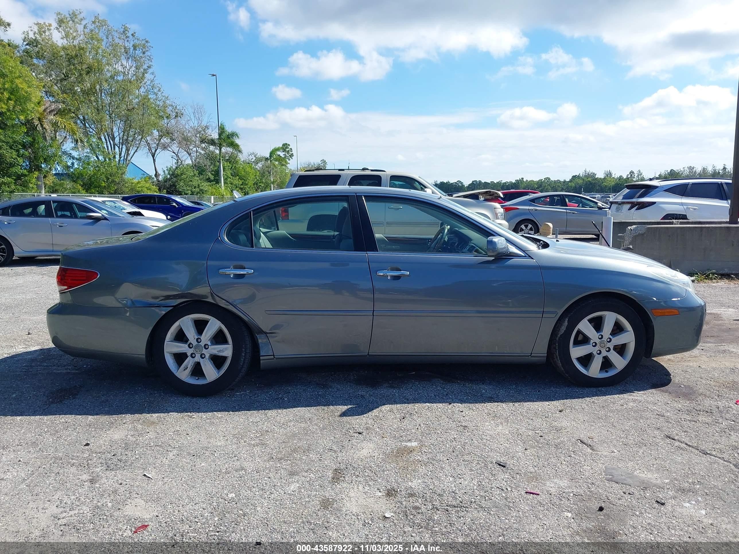 2005 Lexus Es 330 Silver vin: JTHBA30G755069555