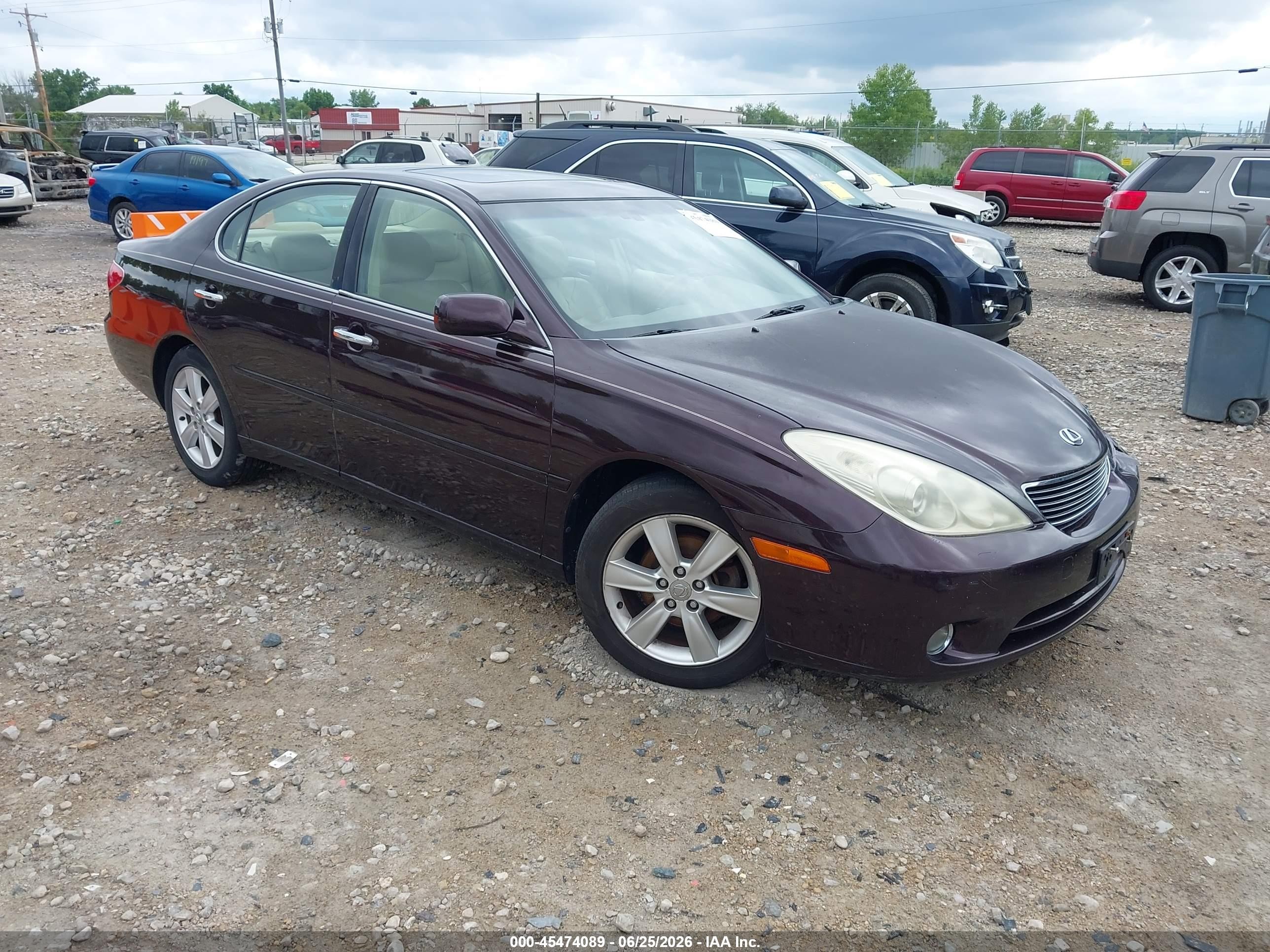 2005 Lexus Es 330 Black vin: JTHBA30G755072438