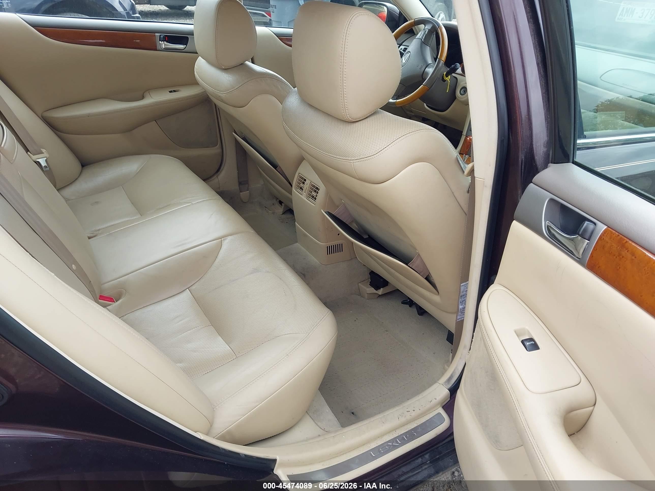 2005 Lexus Es 330 Black vin: JTHBA30G755072438
