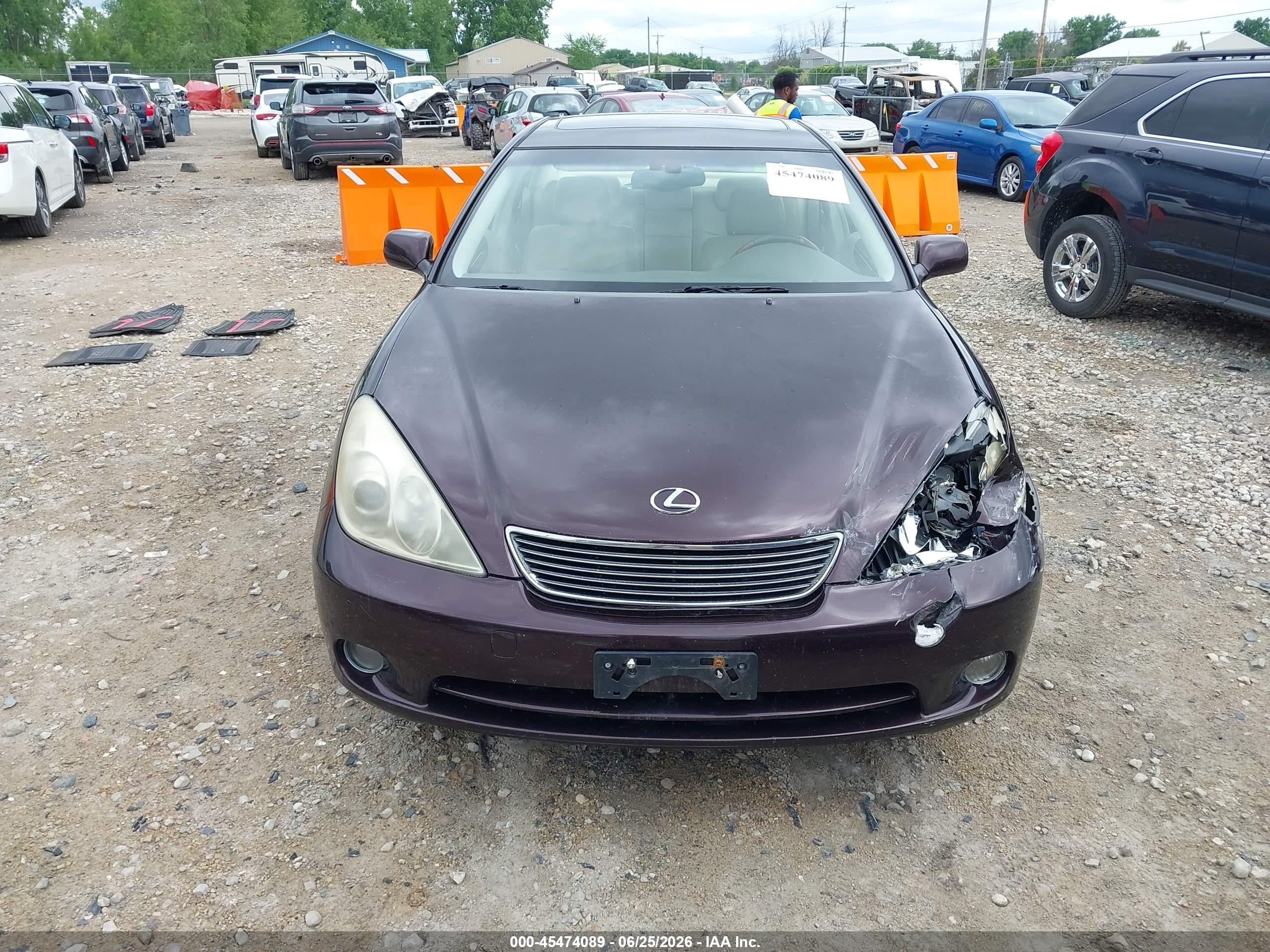2005 Lexus Es 330 Black vin: JTHBA30G755072438