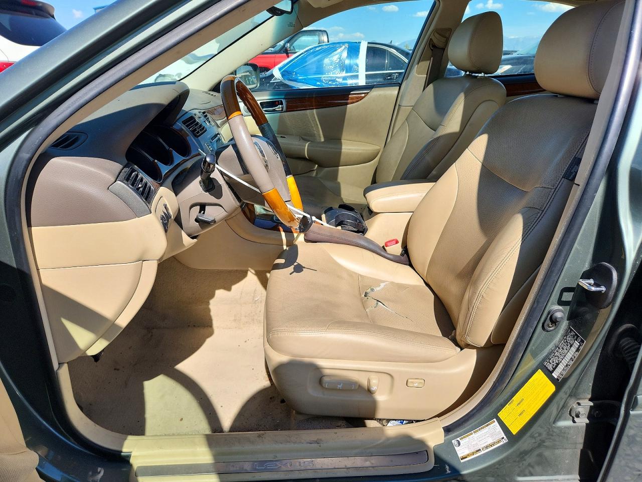 2005 Lexus Es 330 Green vin: JTHBA30G755085223