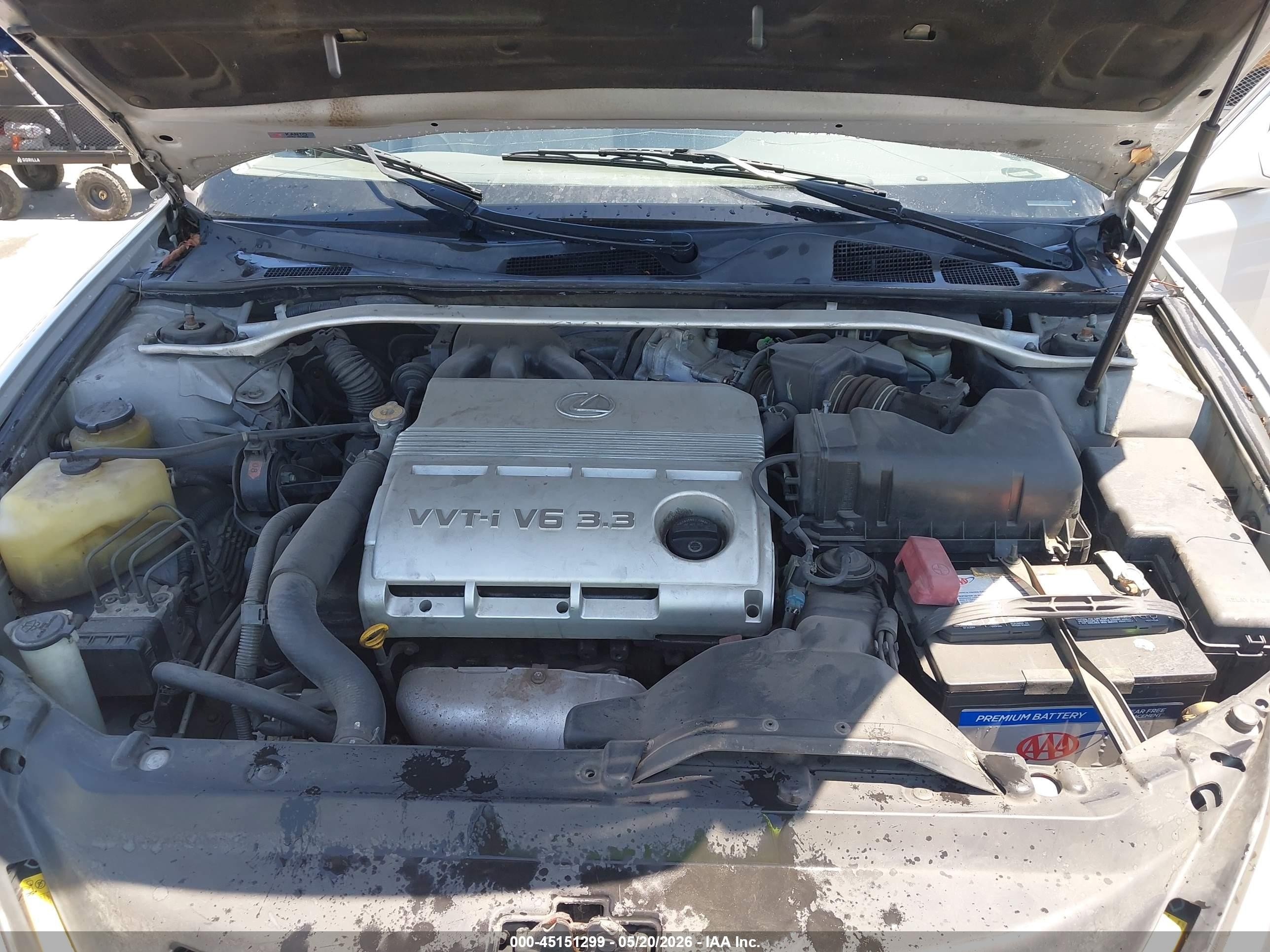 2005 Lexus Es 330   Silver vin: JTHBA30G755100965