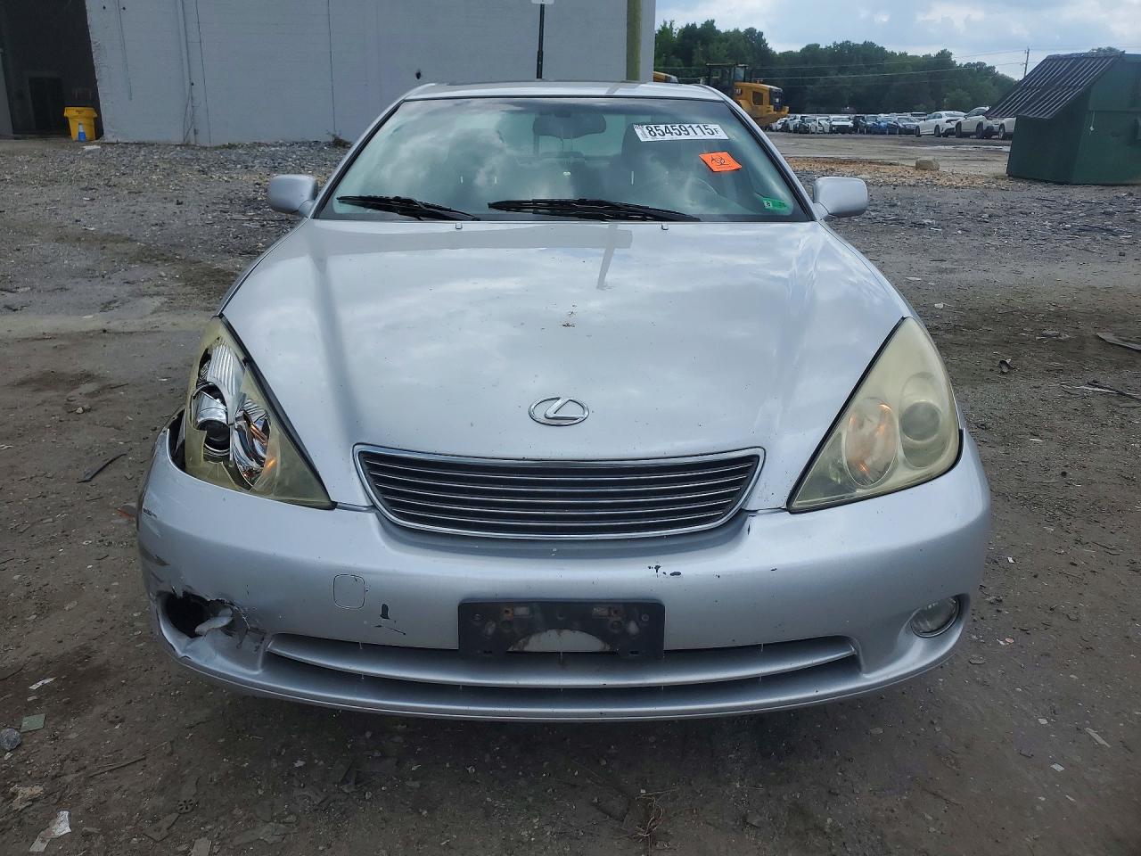 2005 Lexus Es 330 Silver vin: JTHBA30G755113604