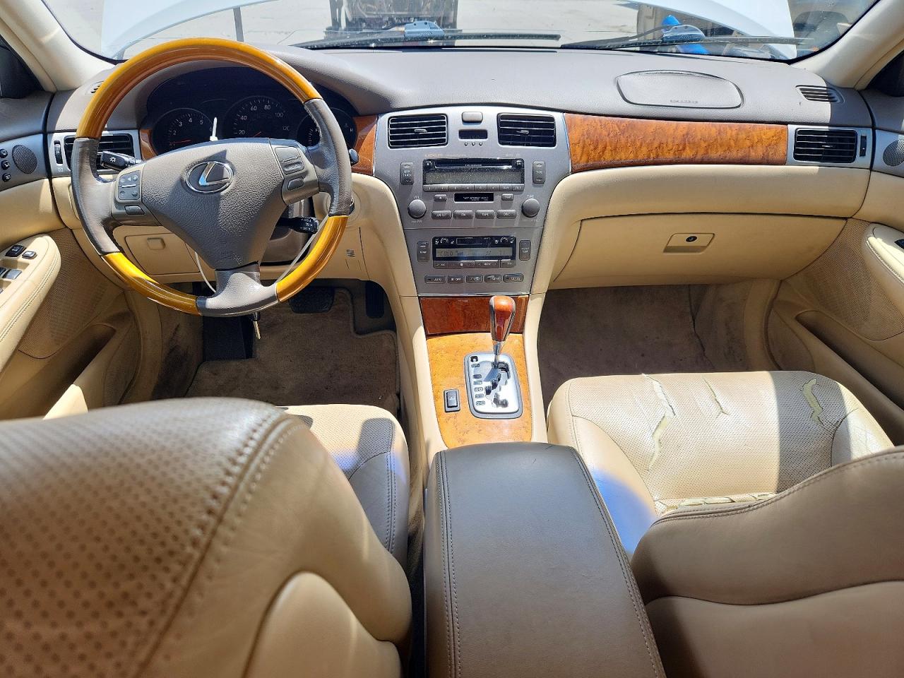 2005 Lexus Es 330 White vin: JTHBA30G755119645