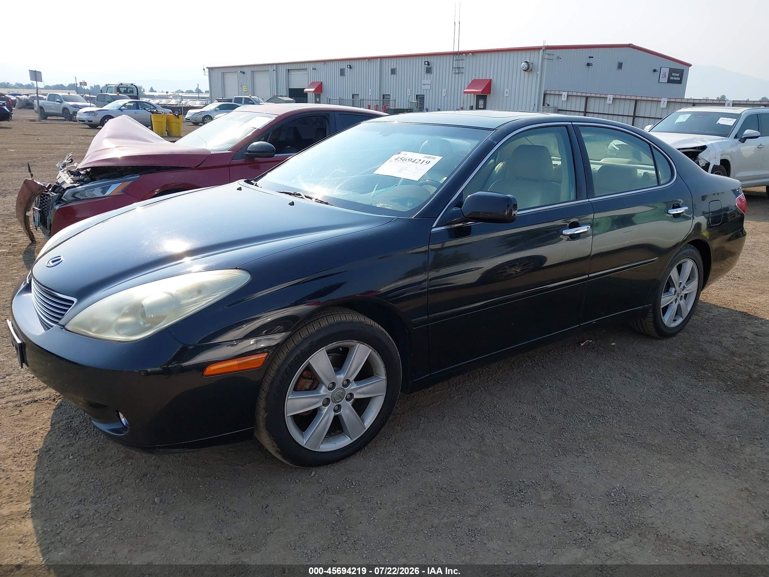 2005 Lexus Es 330 Black vin: JTHBA30G755120357