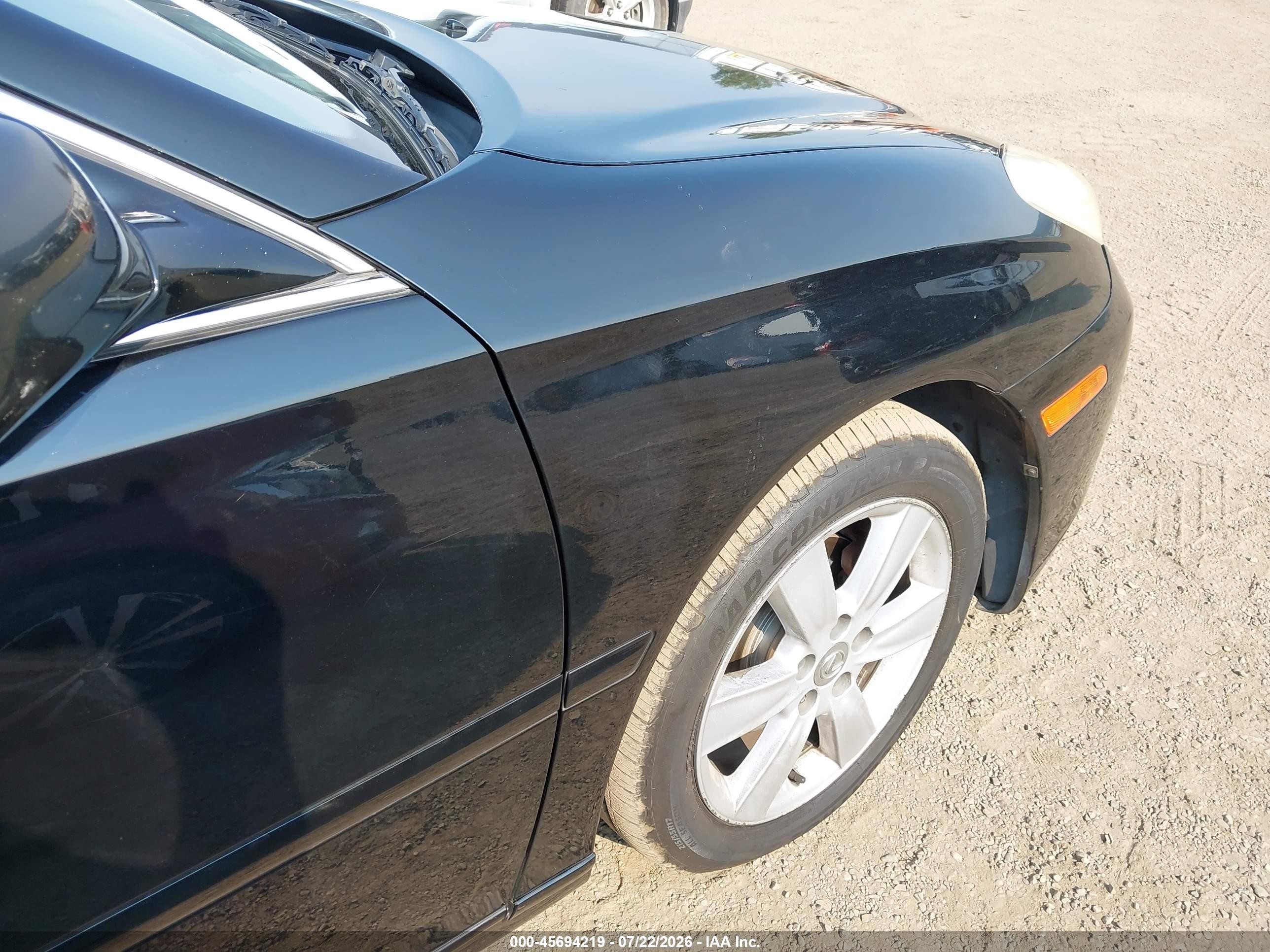 2005 Lexus Es 330 Black vin: JTHBA30G755120357