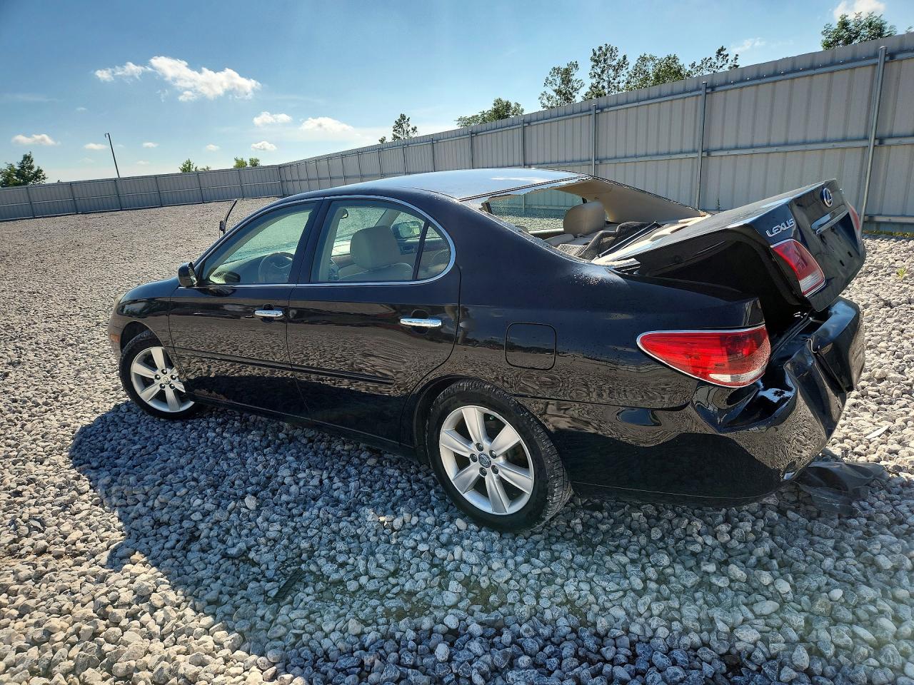 2005 Lexus Es 330 Black vin: JTHBA30G755136560