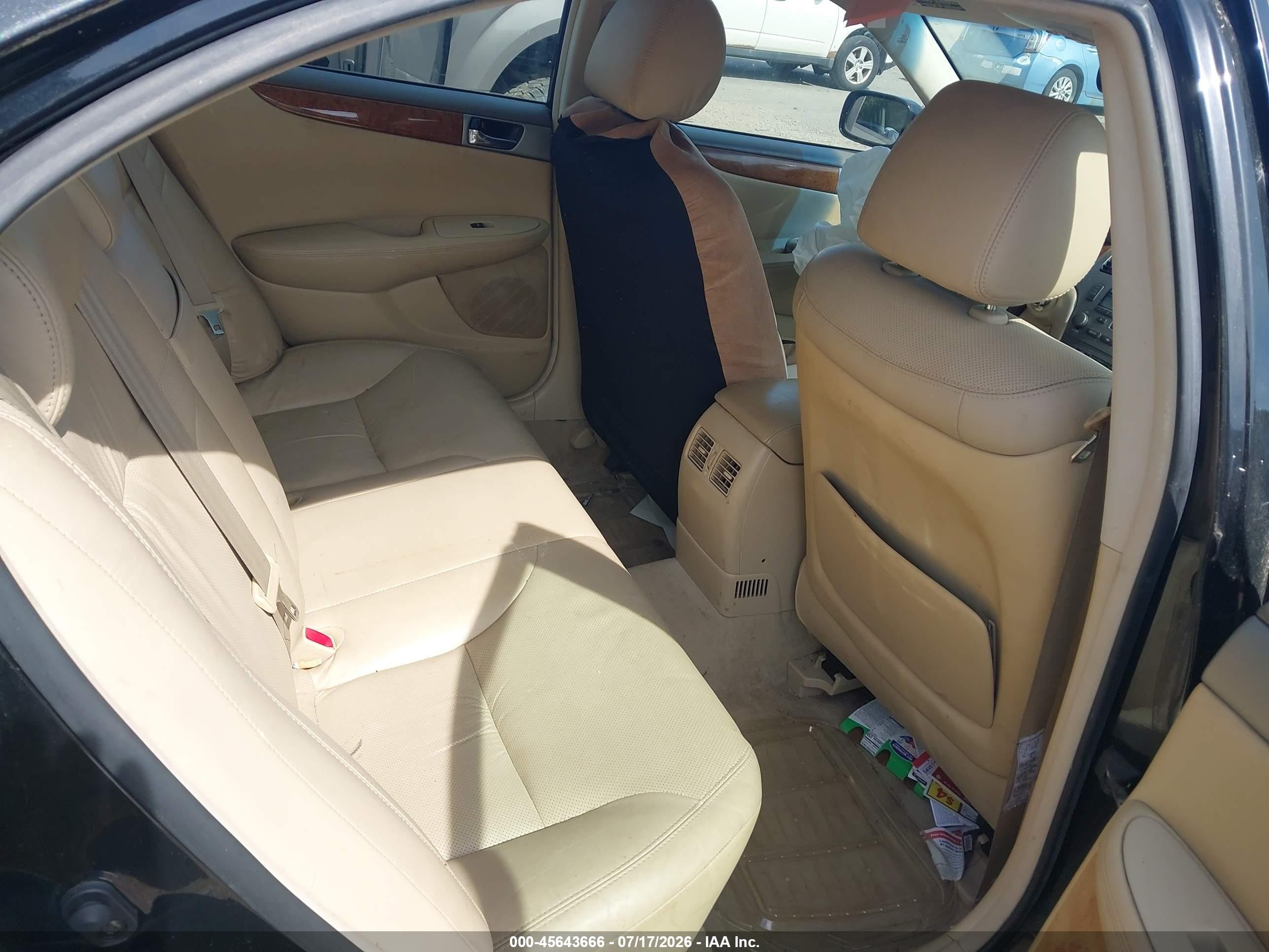 2006 Lexus Es 330   Black vin: JTHBA30G765150315