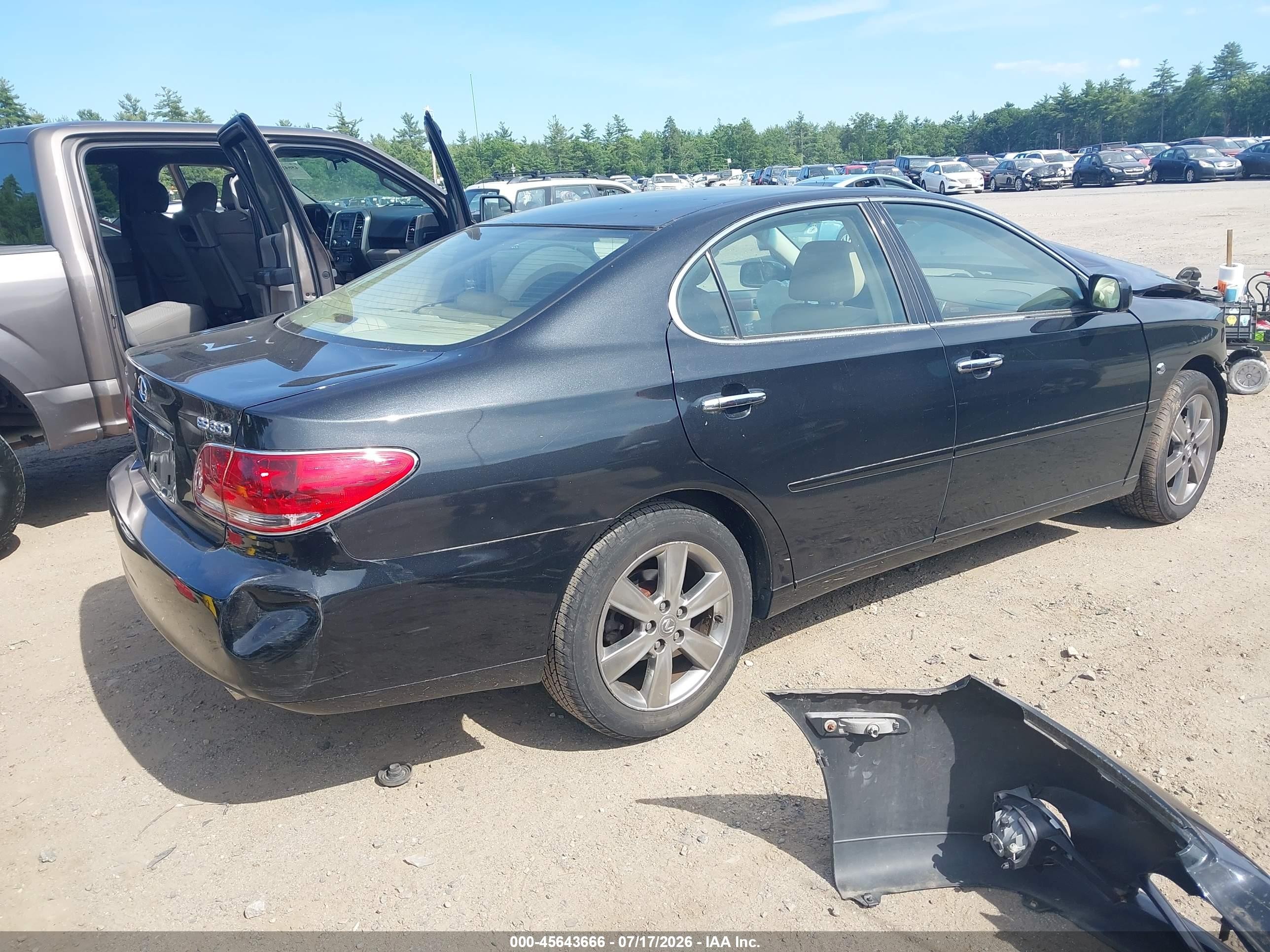 2006 Lexus Es 330   Black vin: JTHBA30G765150315