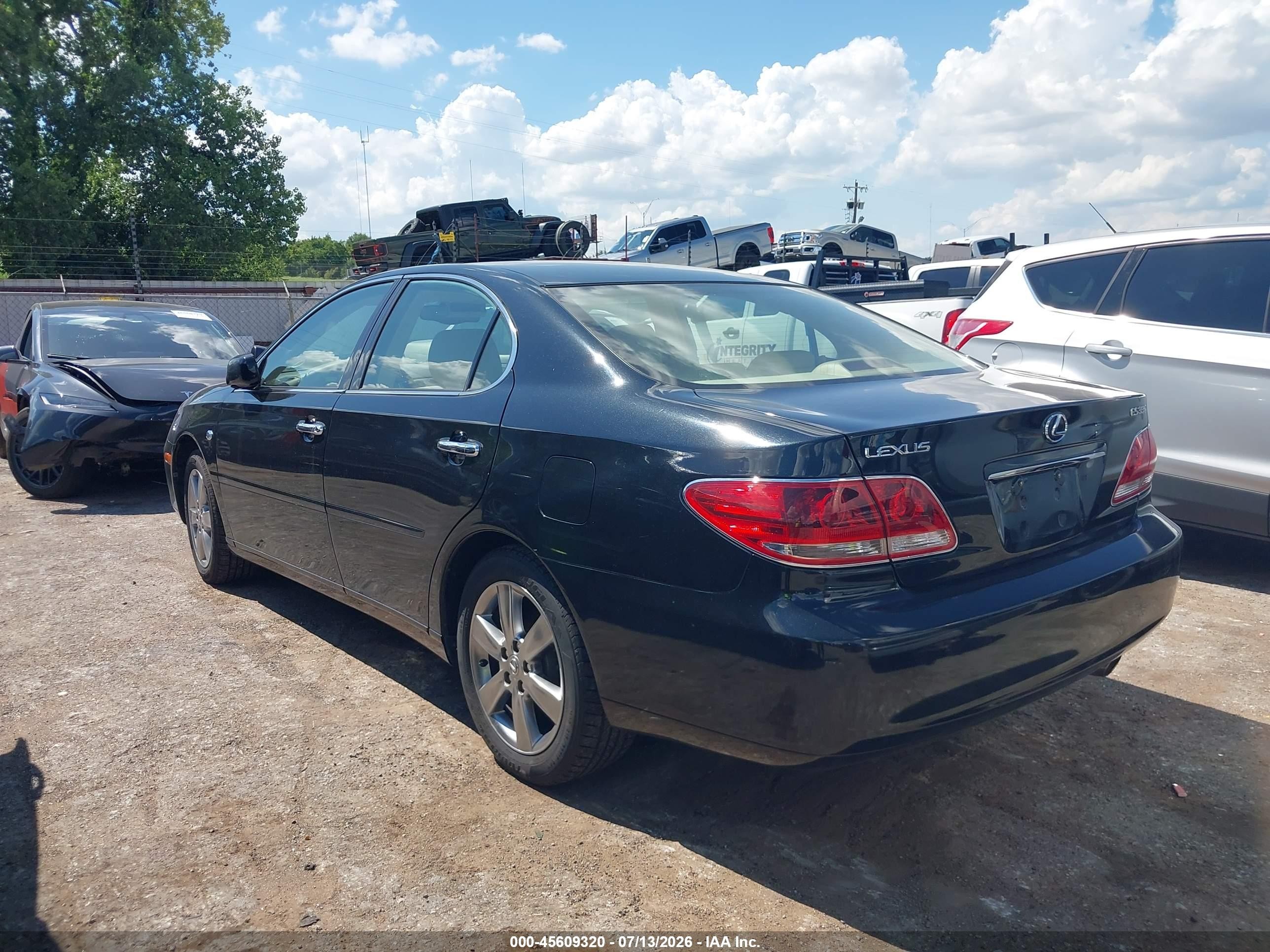 2006 Lexus Es 330   Black vin: JTHBA30G765155546
