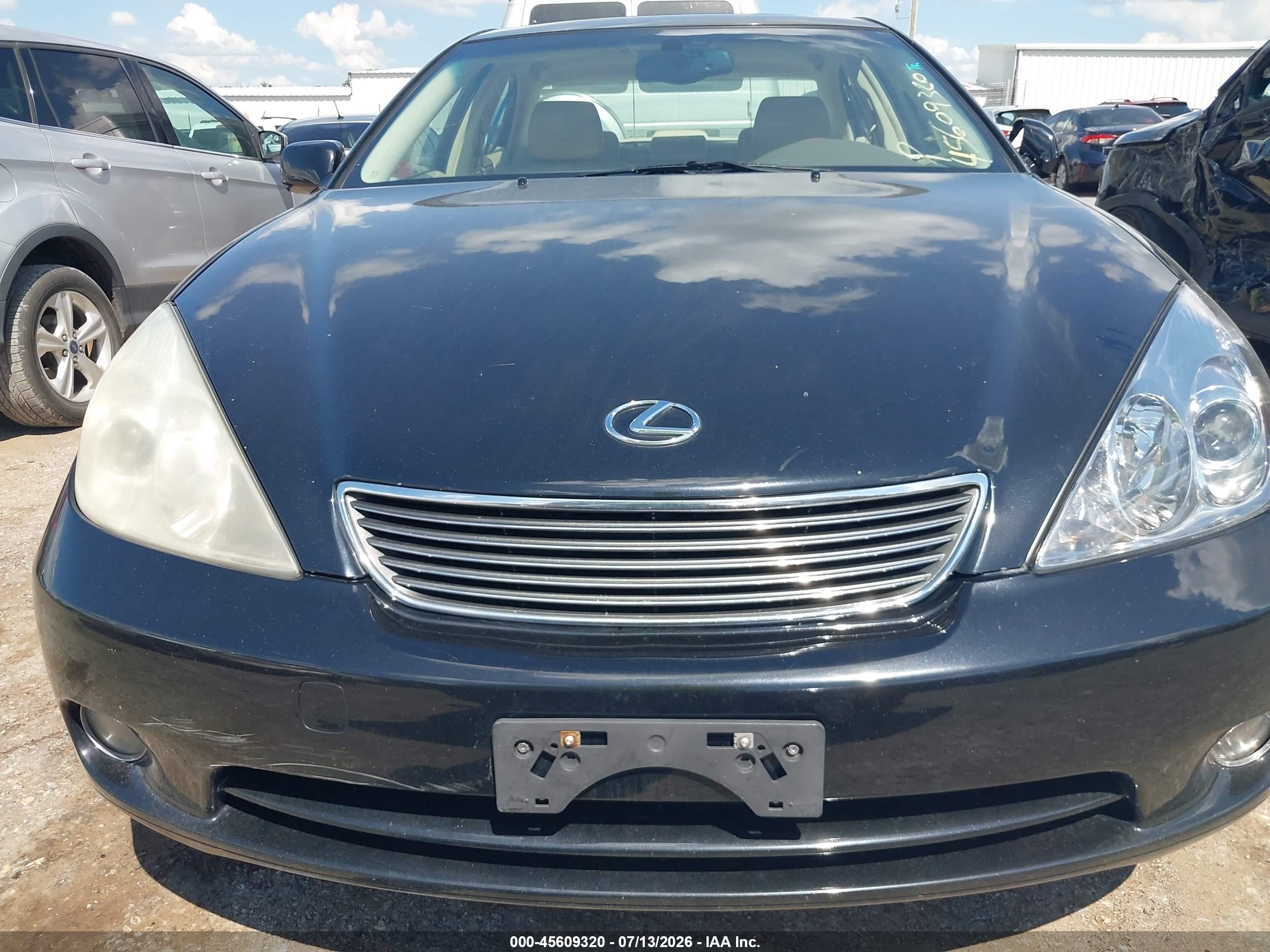 2006 Lexus Es 330   Black vin: JTHBA30G765155546