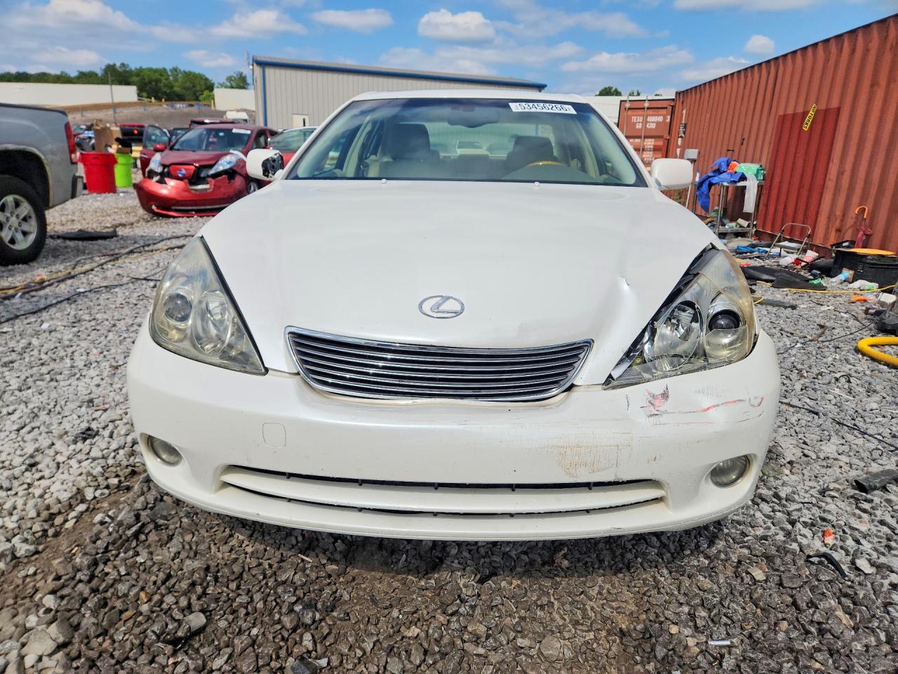 2006 Lexus Es 330 White vin: JTHBA30G765158060