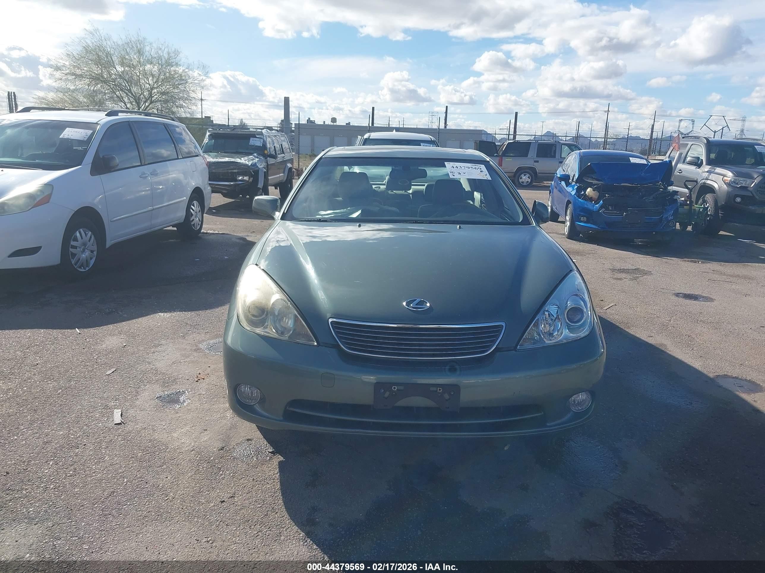 2006 Lexus Es 330   Green vin: JTHBA30G765158284