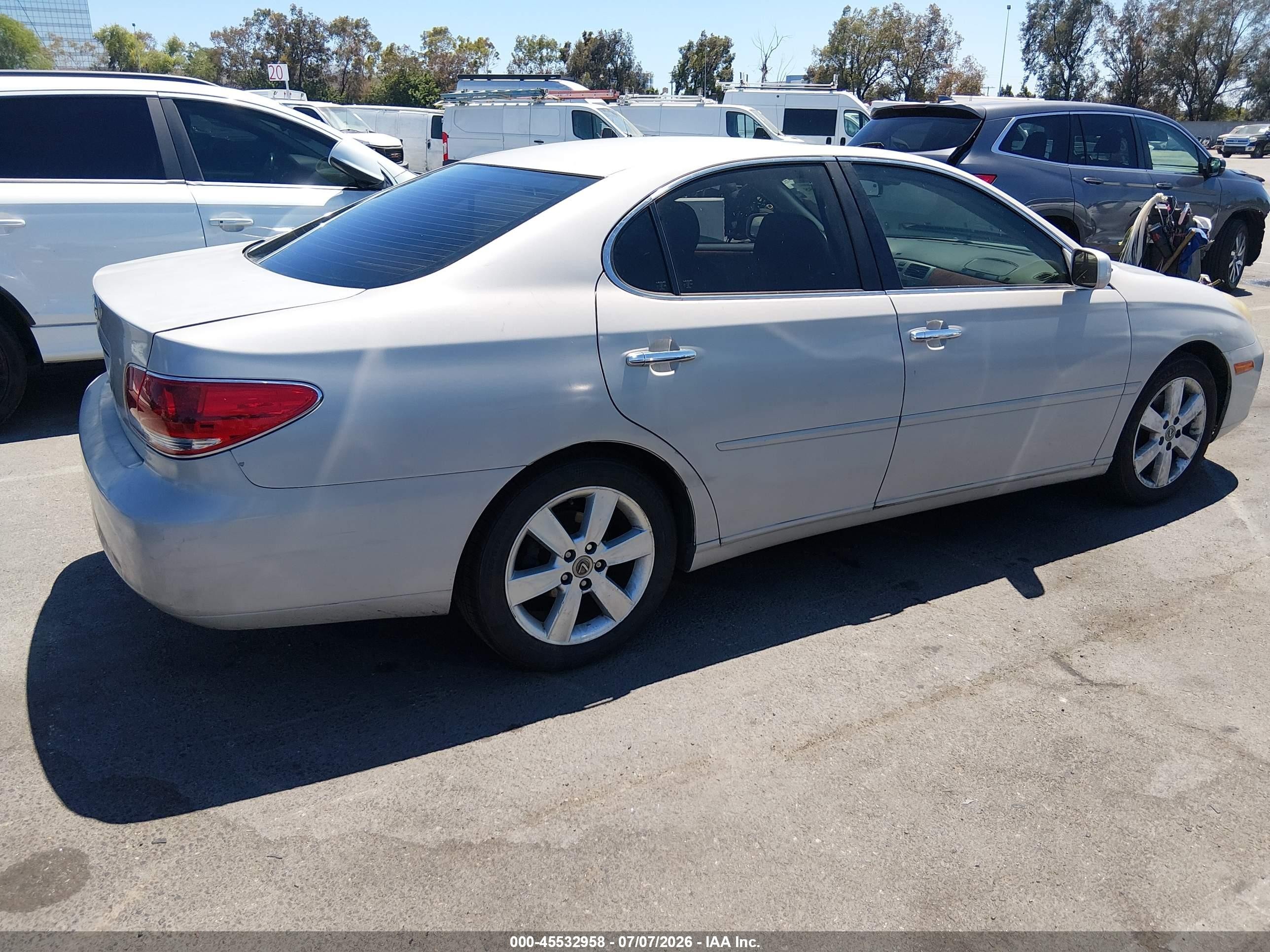 2006 Lexus Es 330   Silver vin: JTHBA30G765172430