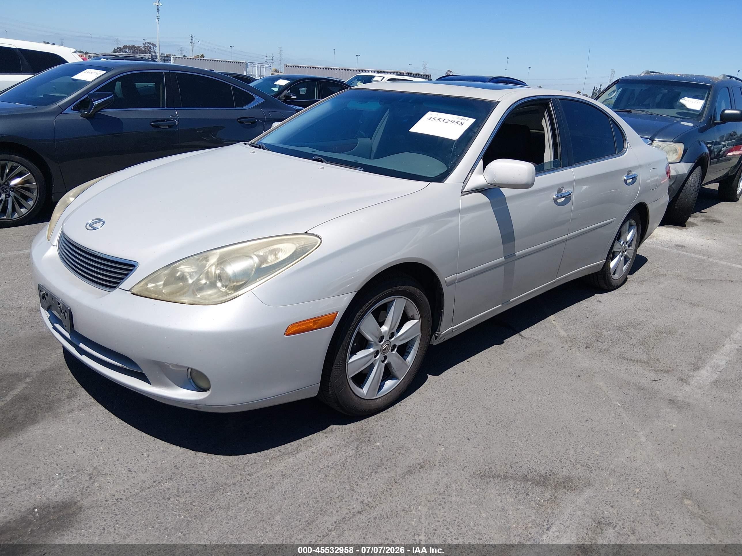 2006 Lexus Es 330   Silver vin: JTHBA30G765172430