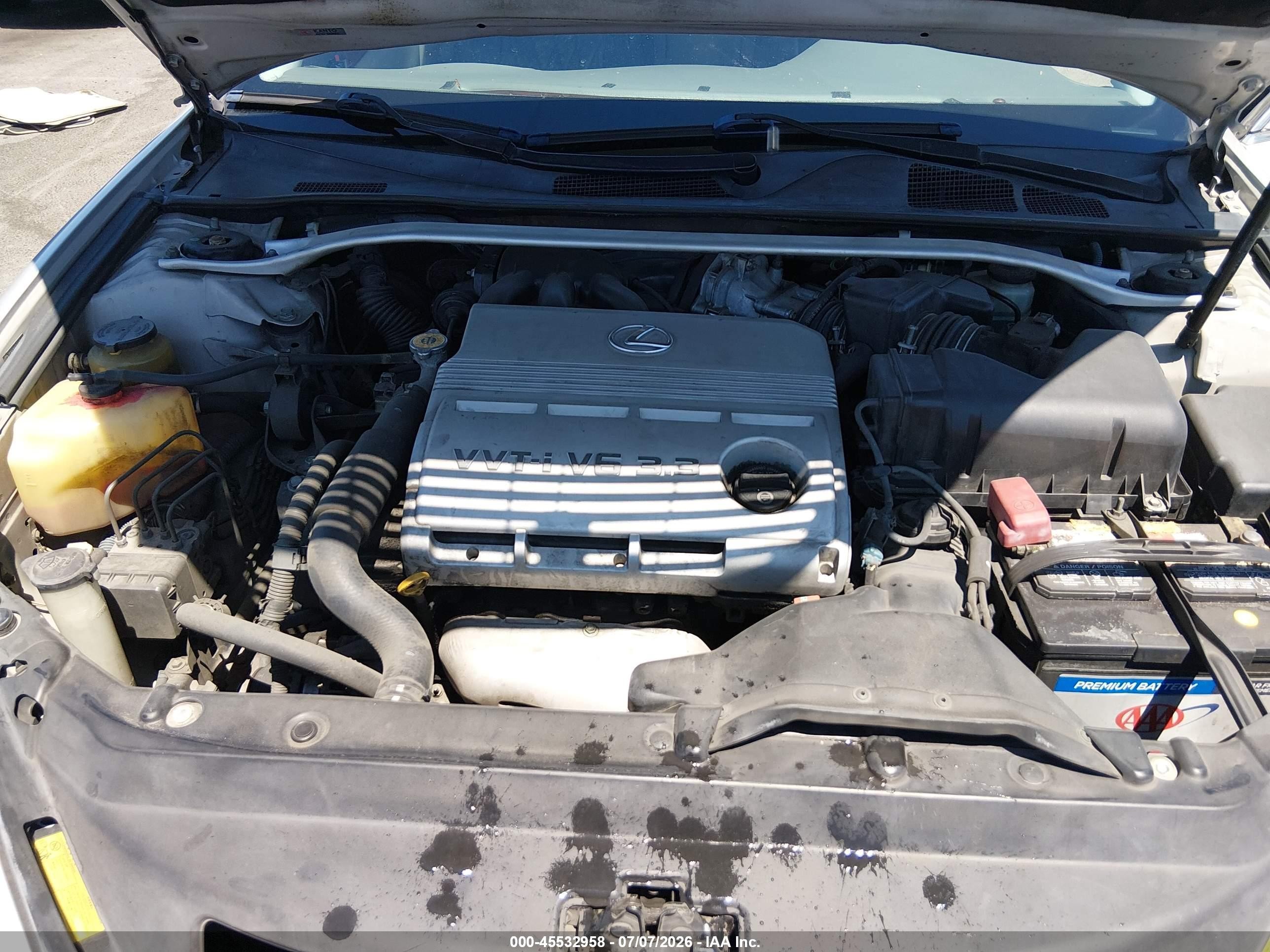 2006 Lexus Es 330   Silver vin: JTHBA30G765172430