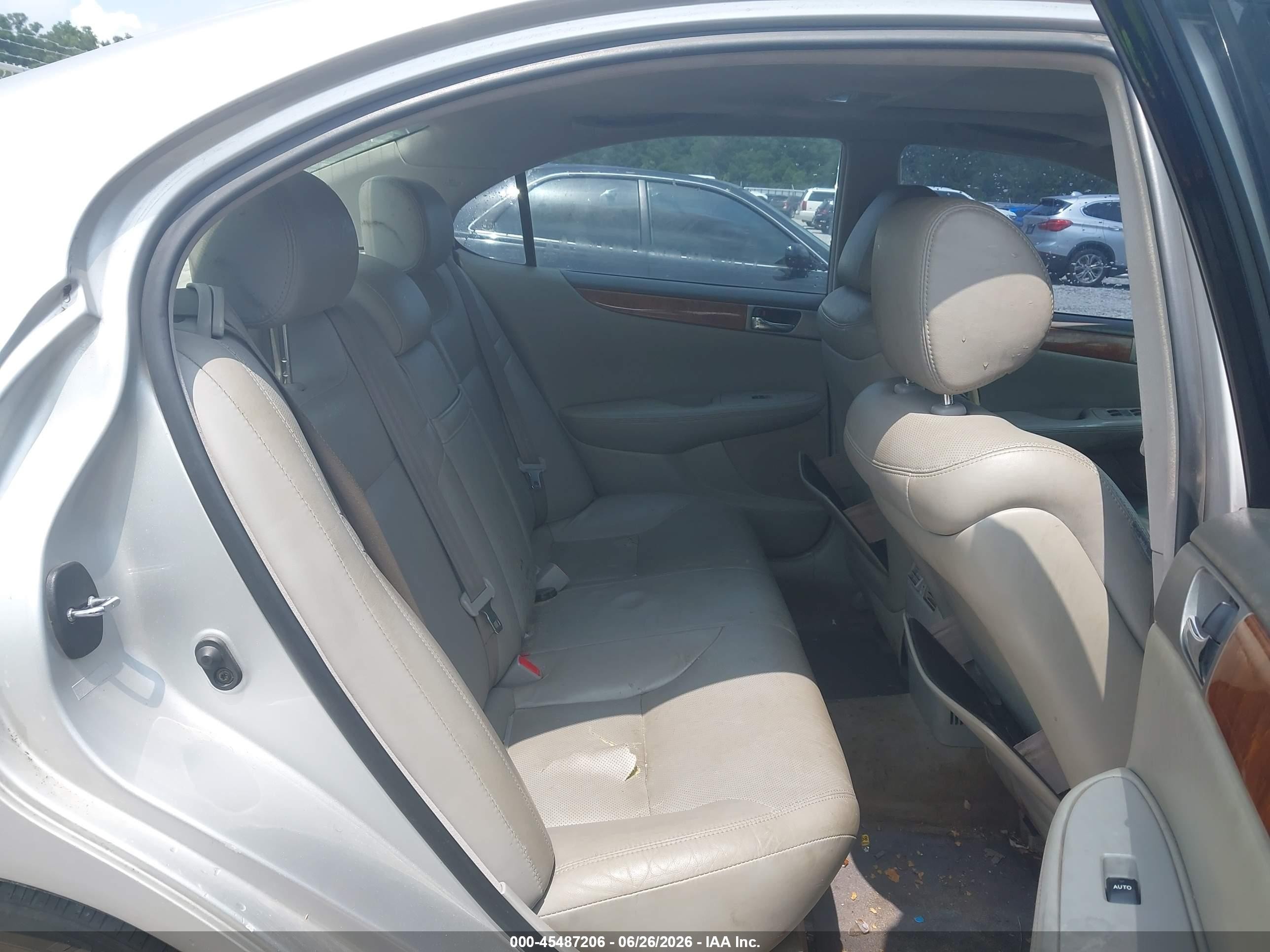 2006 Lexus Es 330   Silver vin: JTHBA30G765174212