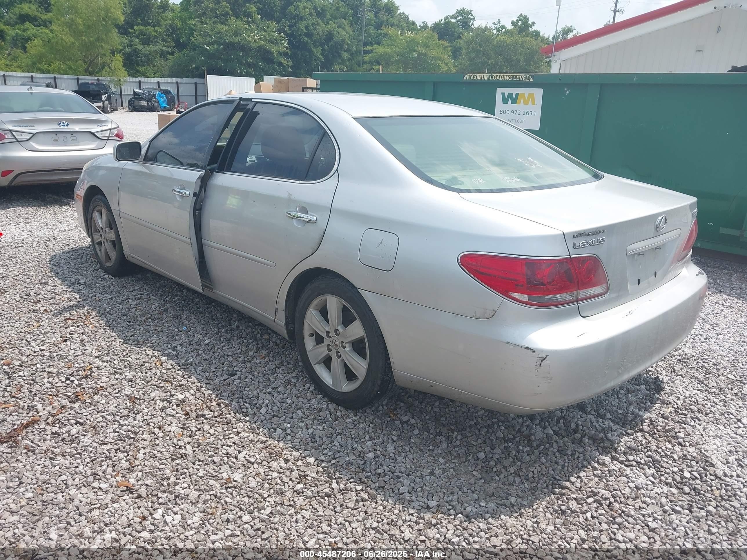 2006 Lexus Es 330   Silver vin: JTHBA30G765174212