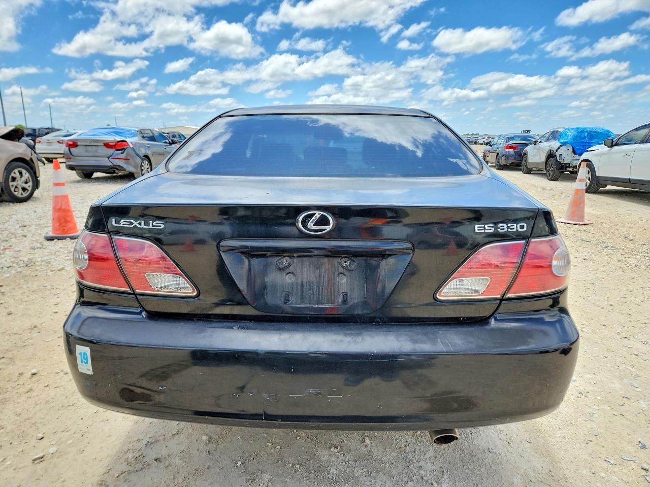 2004 Lexus Es 330 Black vin: JTHBA30G845002476