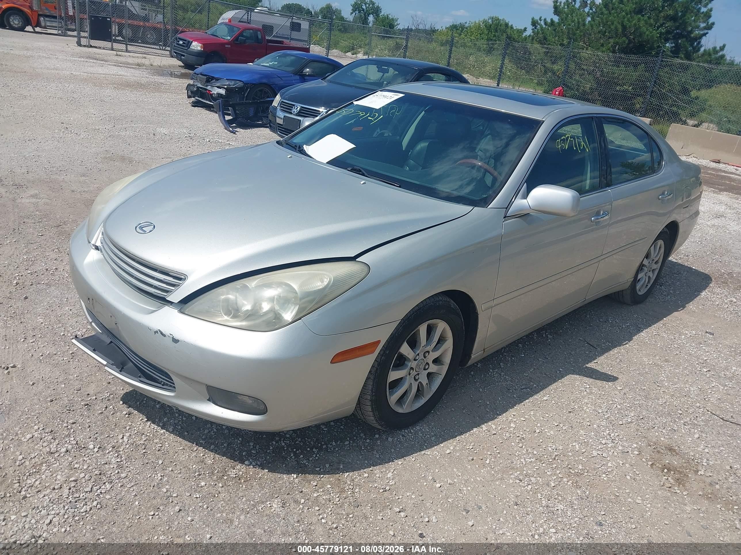 2004 Lexus Es 330   Silver vin: JTHBA30G845012375
