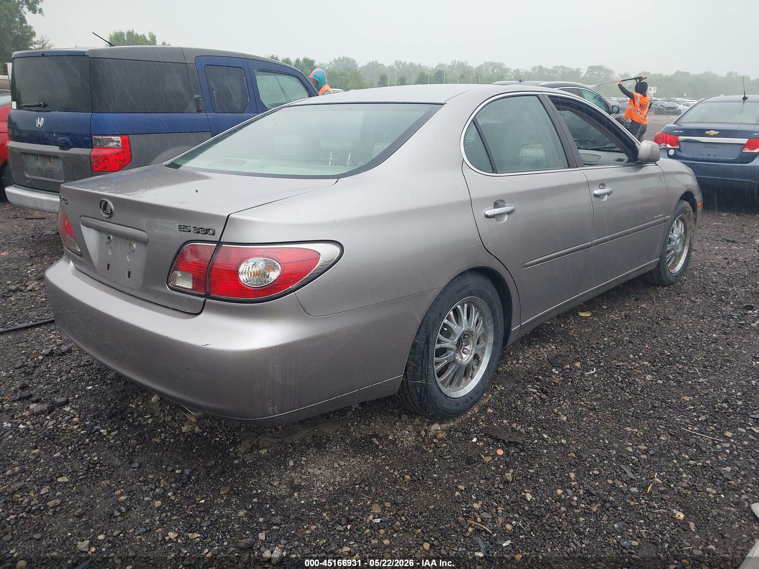 2004 Lexus Es 330 Silver vin: JTHBA30G845033971