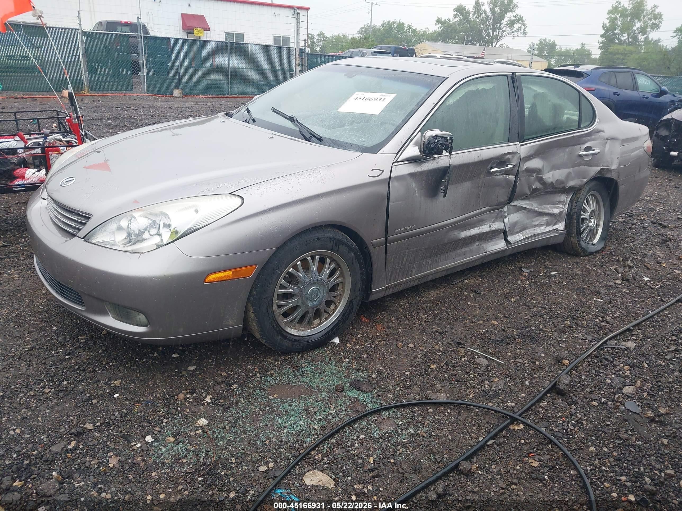 2004 Lexus Es 330 Silver vin: JTHBA30G845033971
