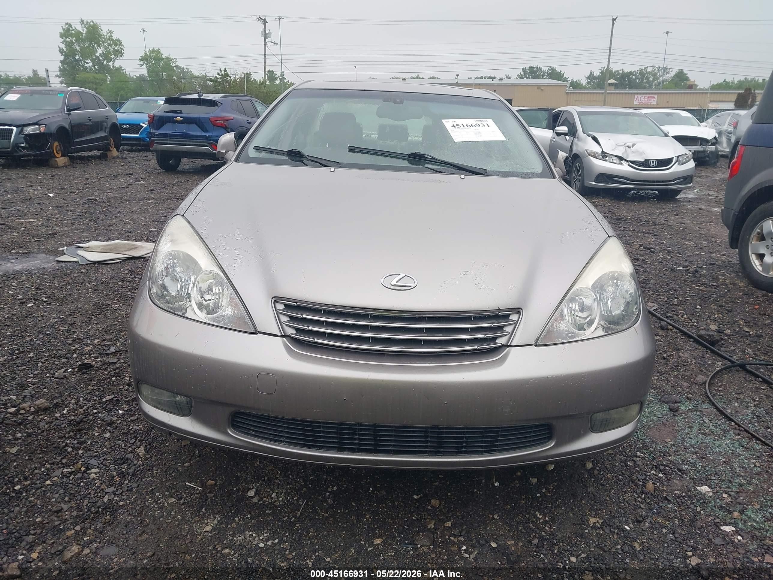 2004 Lexus Es 330 Silver vin: JTHBA30G845033971