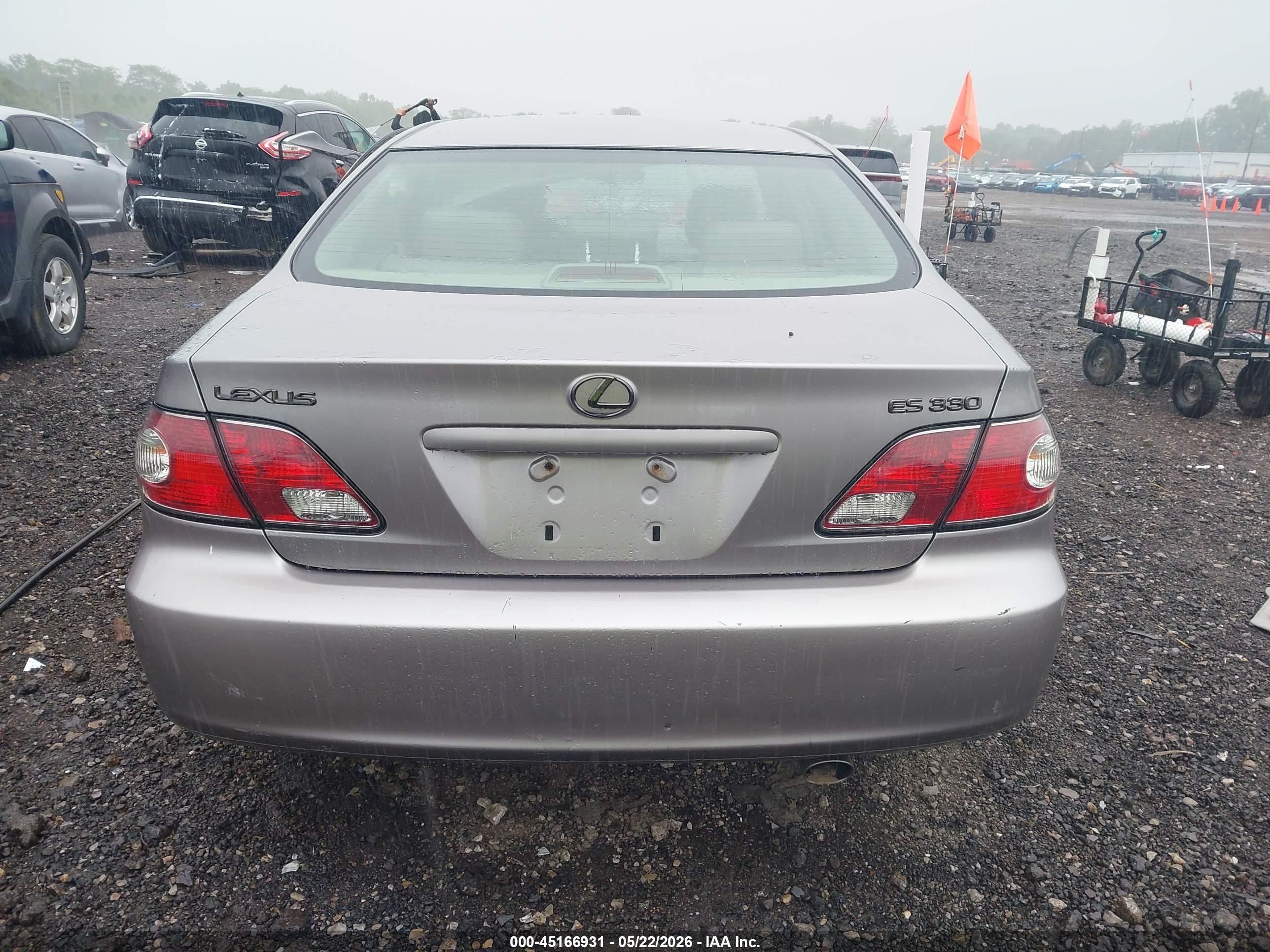 2004 Lexus Es 330 Silver vin: JTHBA30G845033971