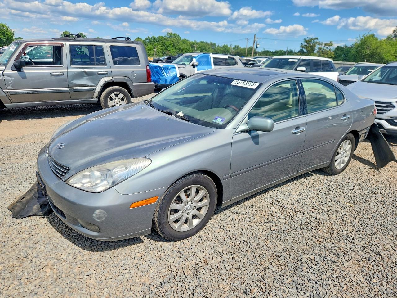 2004 Lexus Es 330 Gray vin: JTHBA30G845045537