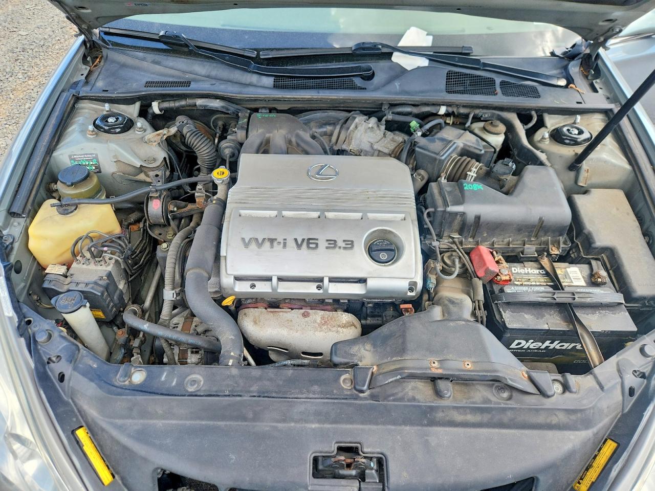 2004 Lexus Es 330 Gray vin: JTHBA30G845045537