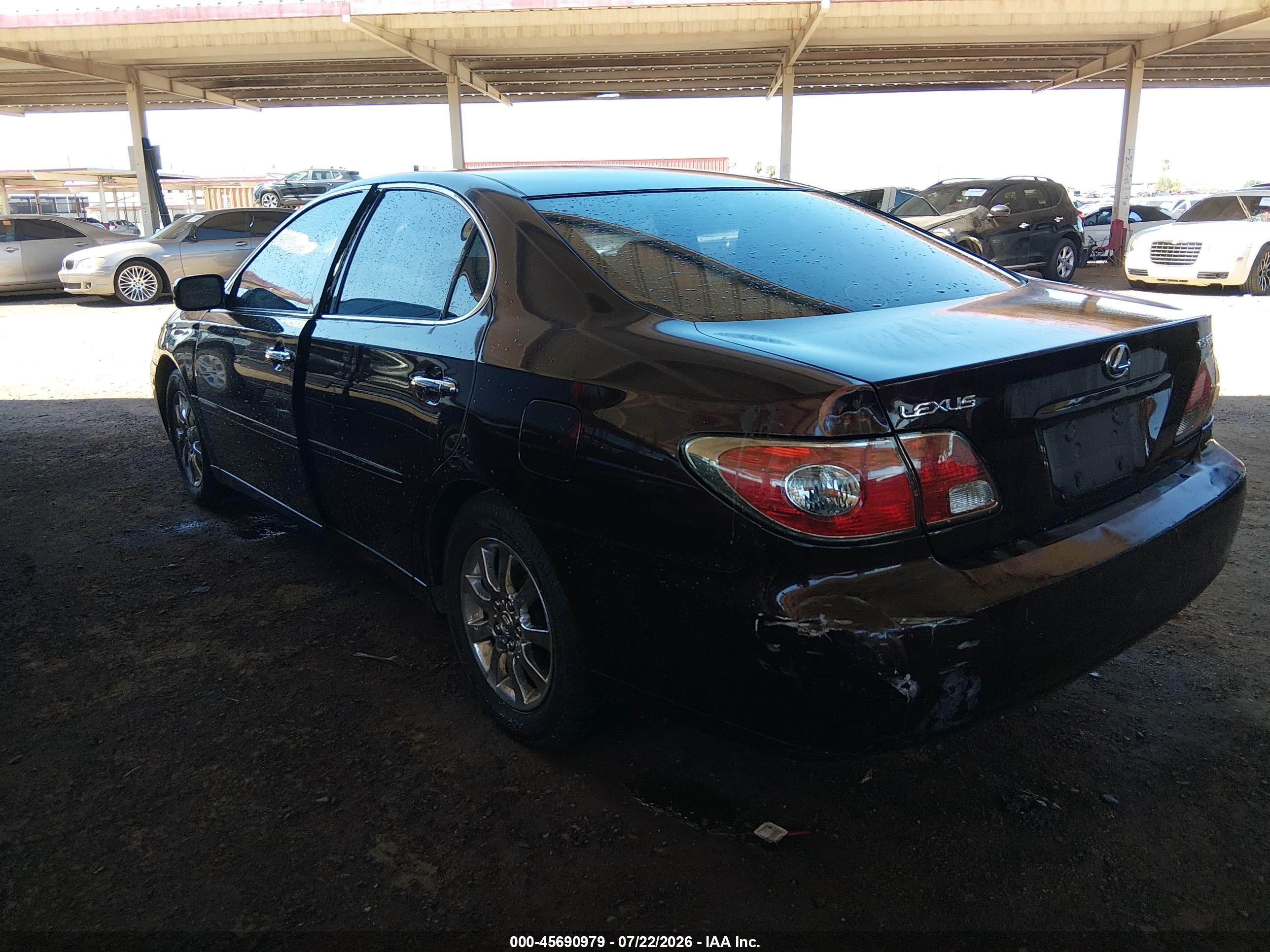 2004 Lexus Es 330   Purple vin: JTHBA30G845052858