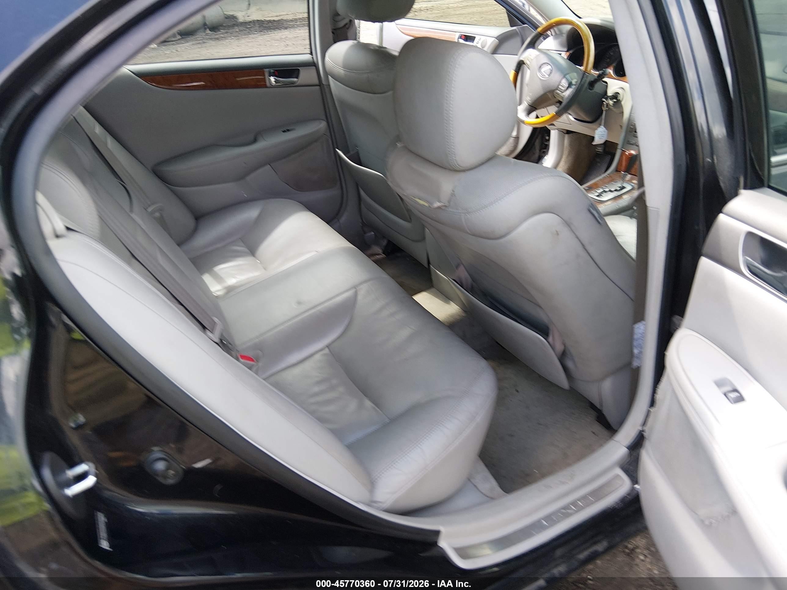 2005 Lexus Es 330   Black vin: JTHBA30G855065904