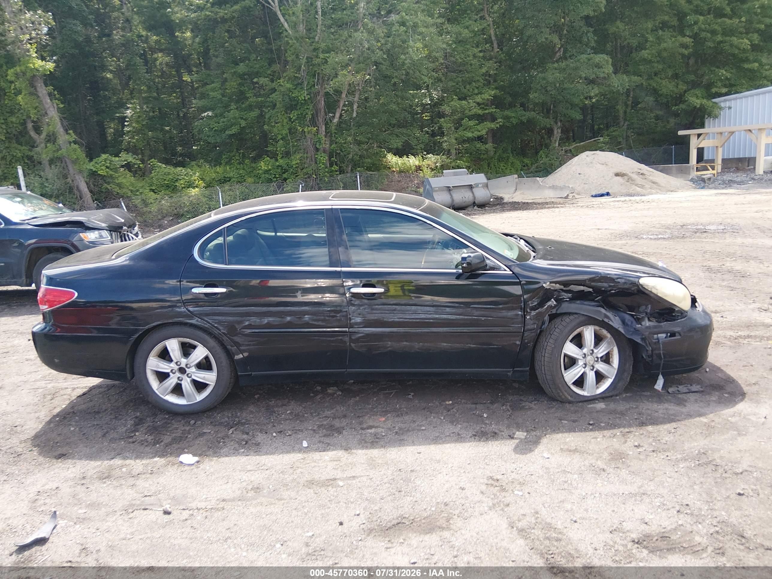 2005 Lexus Es 330   Black vin: JTHBA30G855065904