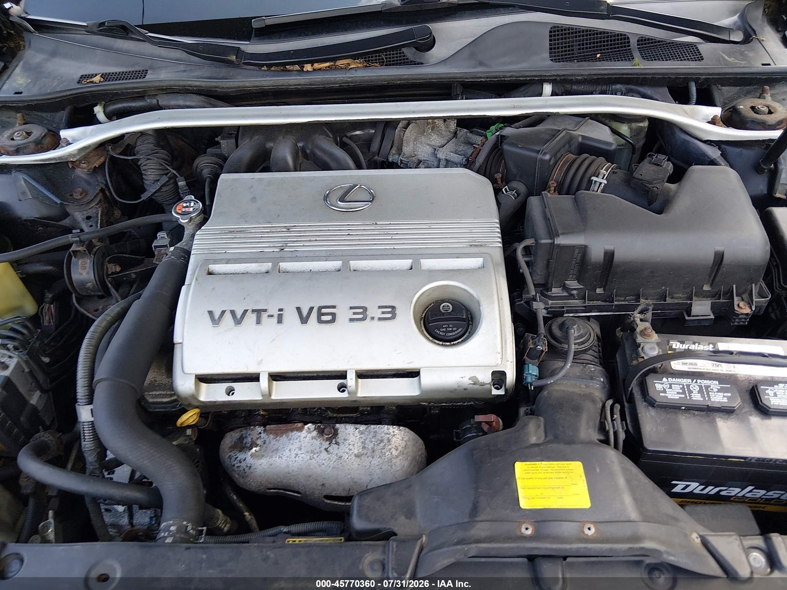 2005 Lexus Es 330   Black vin: JTHBA30G855065904