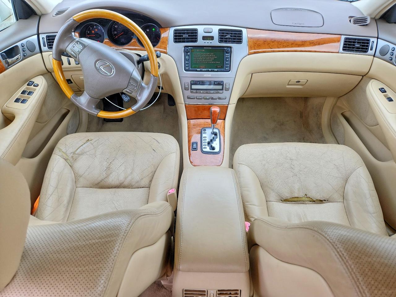 2005 Lexus Es 330 Base White vin: JTHBA30G855067622